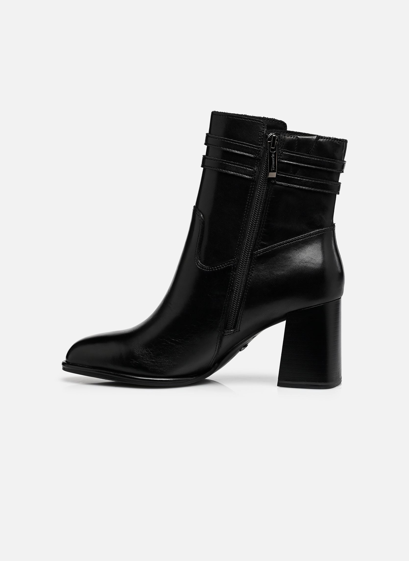 Enkellaarzen en boots 25390-47 dames zwart Tamaris Enkellaarzen en boots 25390-47 dames zwart BLACK
