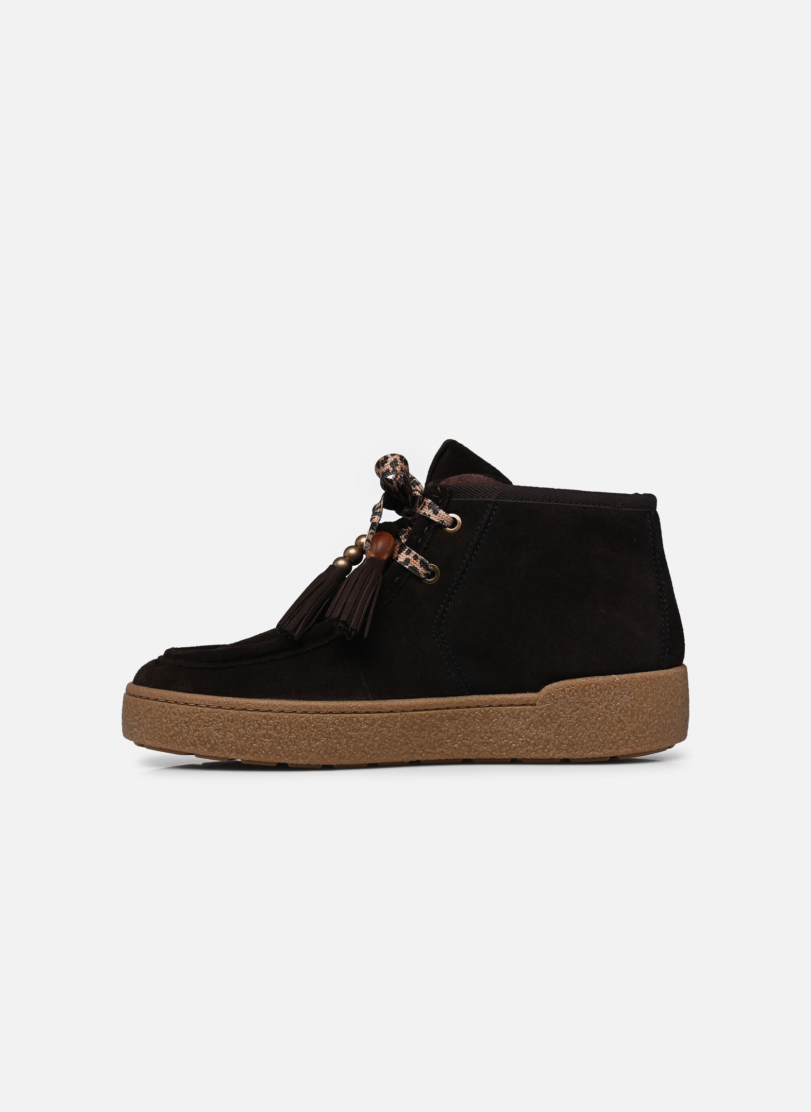 Enkellaarzen en boots 25406-47 dames bruin Tamaris Enkellaarzen en boots 25406-47 dames bruin MOCCA