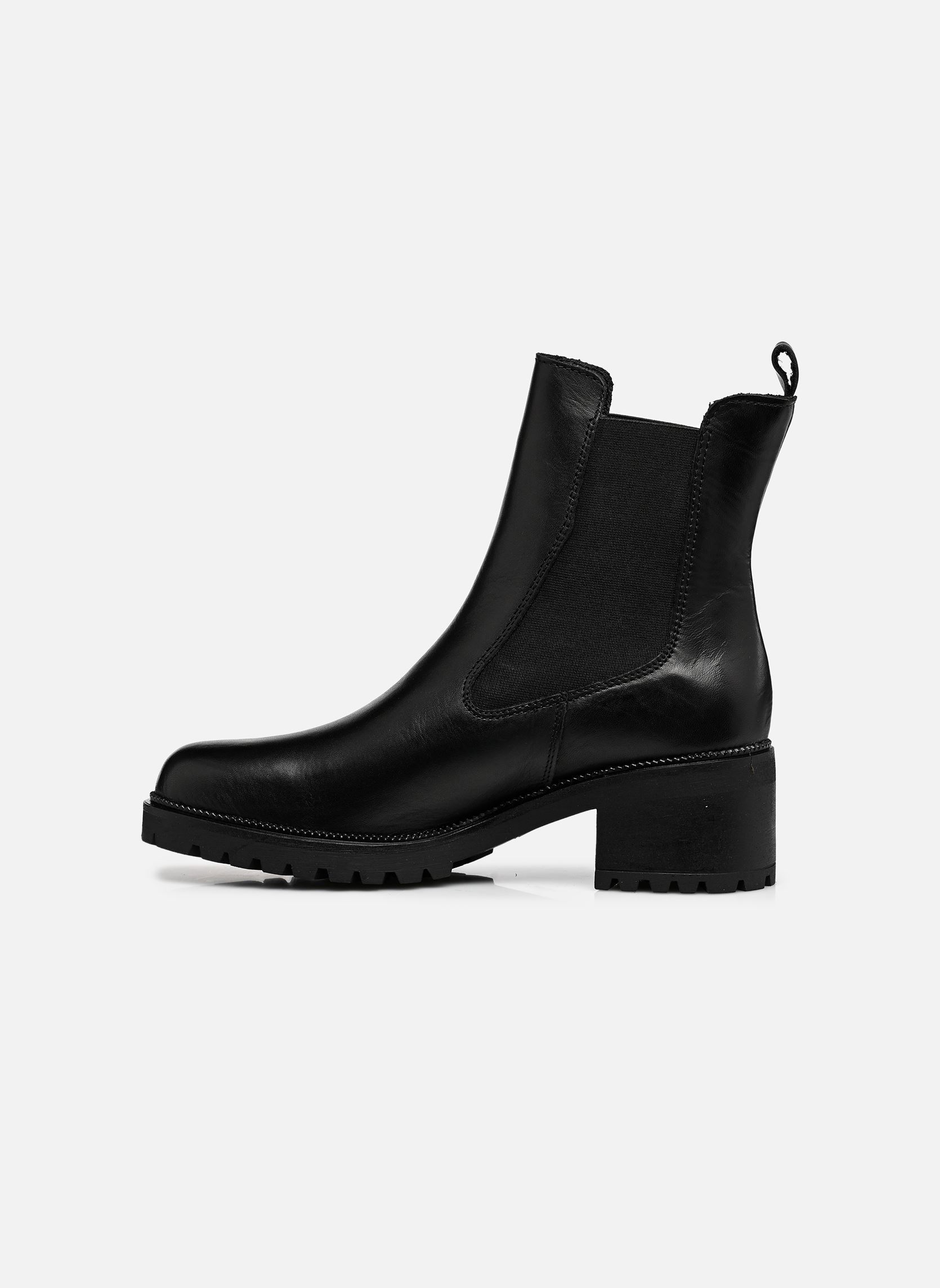 Enkellaarzen en boots 25407-47 dames zwart Tamaris Enkellaarzen en boots 25407-47 dames zwart BLACK LEATHER