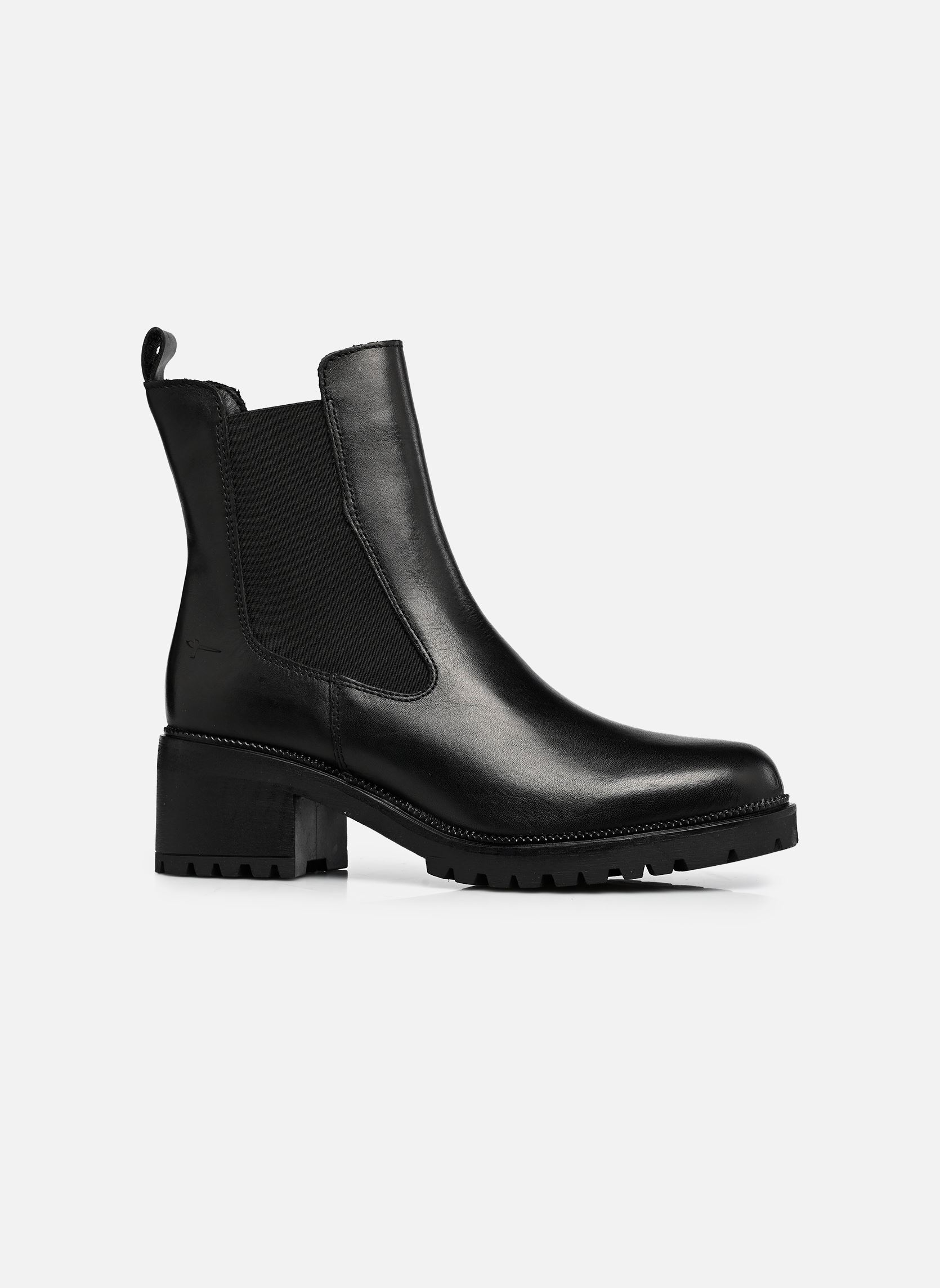 Enkellaarzen en boots 25407-47 dames zwart Tamaris Enkellaarzen en boots 25407-47 dames zwart BLACK LEATHER