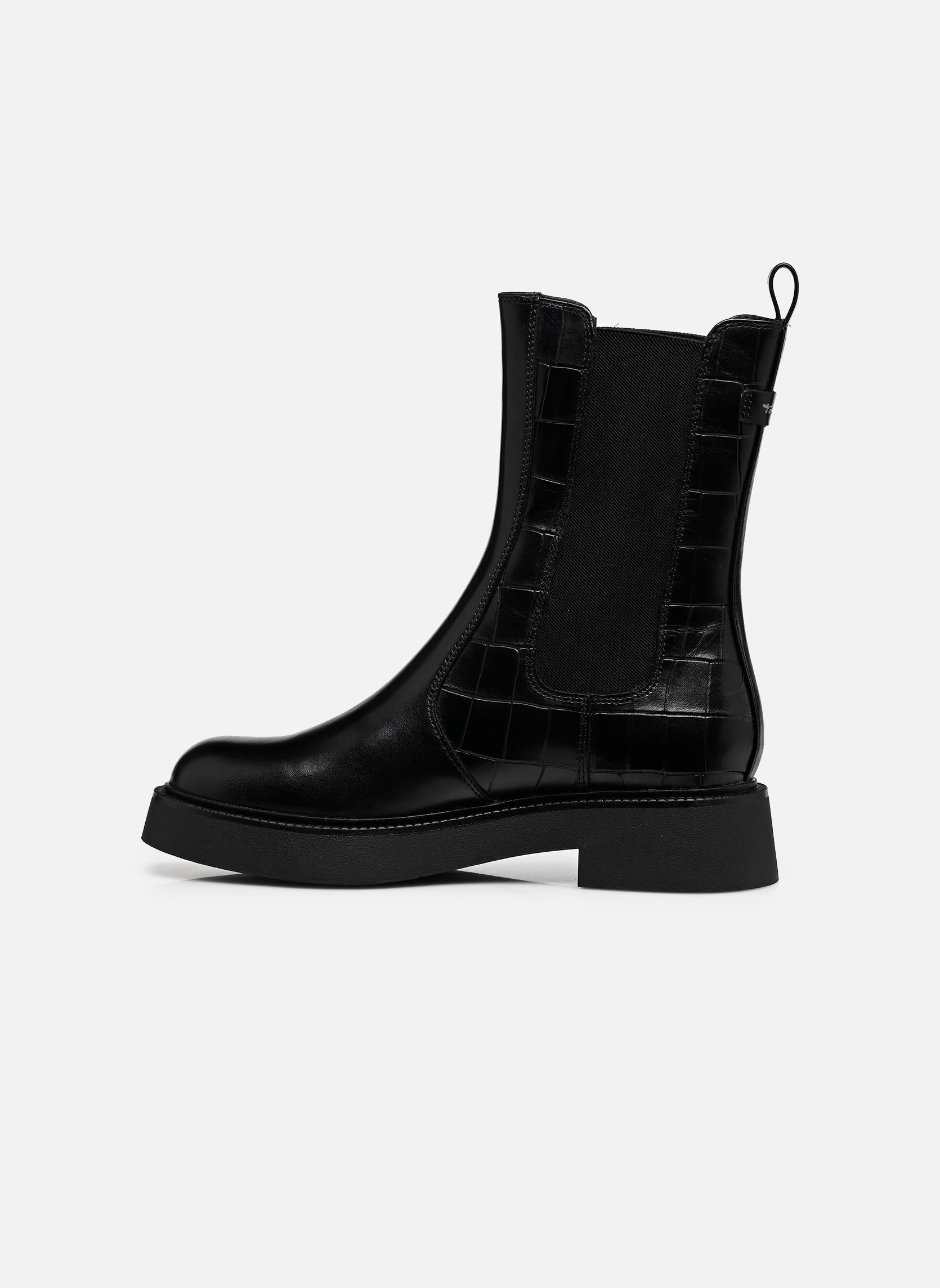 Enkellaarzen en boots 25442-47 dames zwart Tamaris Enkellaarzen en boots 25442-47 dames zwart BLACK COMB