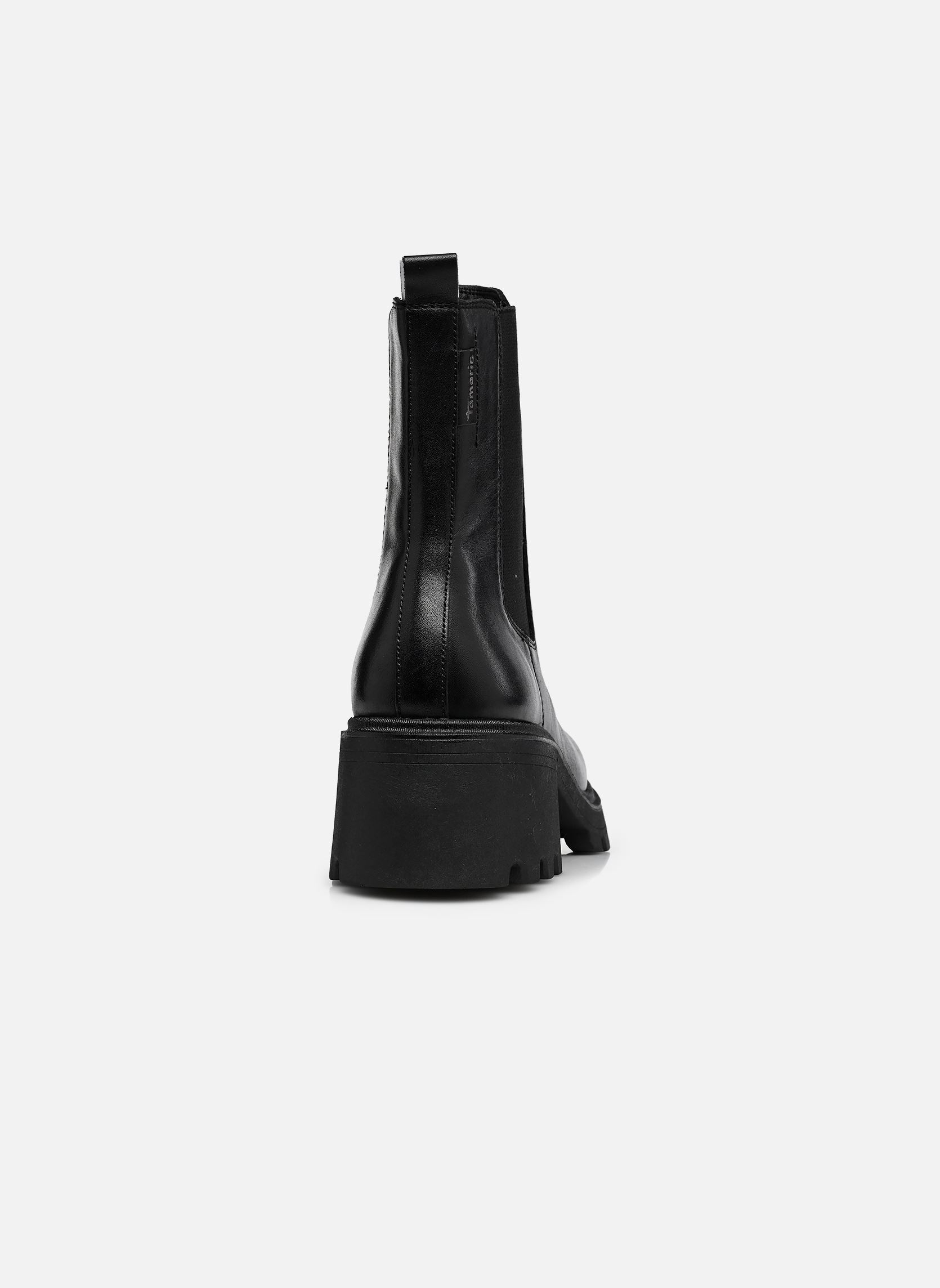 Enkellaarzen en boots 25453-47 dames zwart Tamaris Enkellaarzen en boots 25453-47 dames zwart BLACK