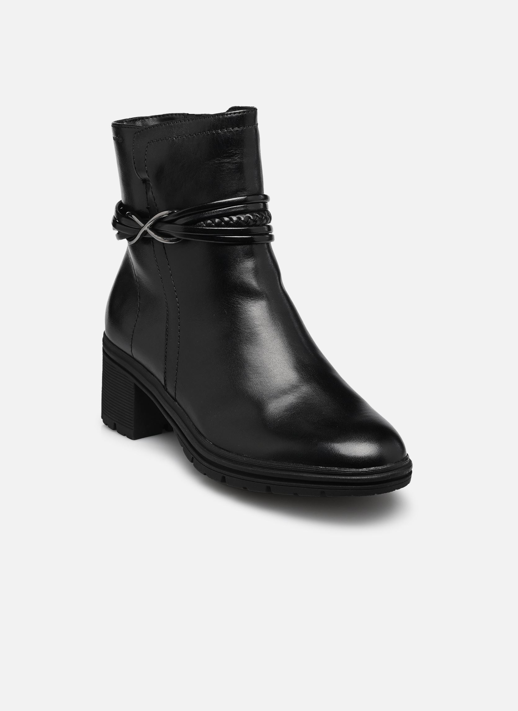 Enkellaarzen en boots 25492-47 dames zwart Tamaris Enkellaarzen en boots 25492-47 dames zwart BLACK