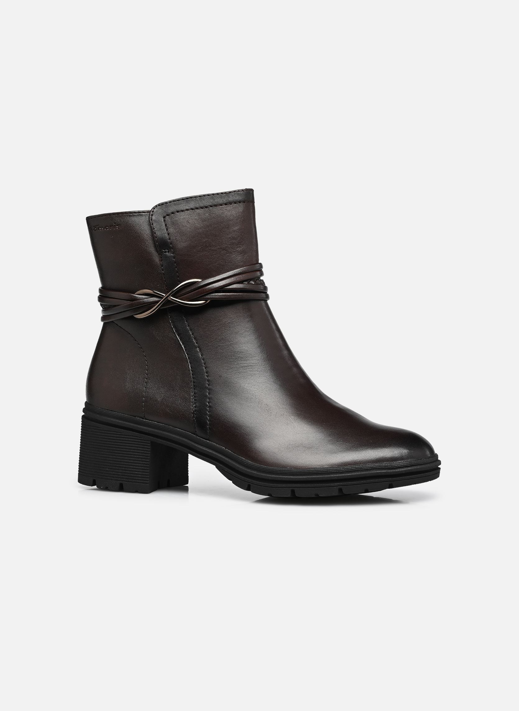 Bottines et boots 25492-47 femme marron Tamaris Bottines et boots 25492-47 femme marron MOCCA