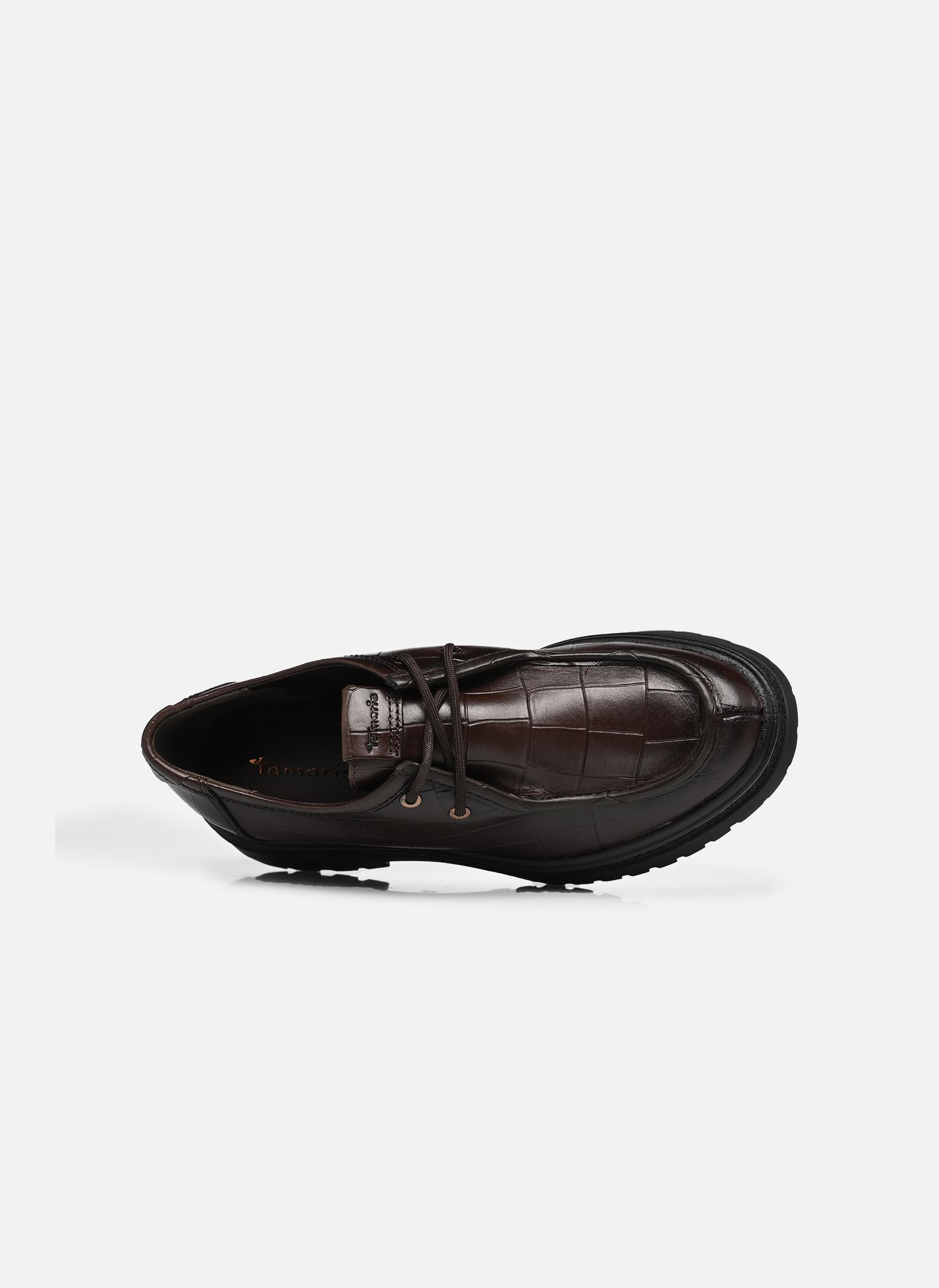 Chaussures de ville 23627-47 femme marron Tamaris Chaussures de ville 23627-47 femme marron MOCCA CROCO