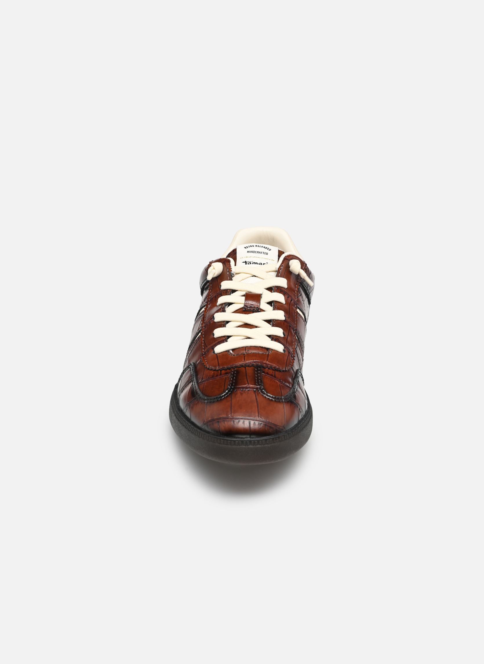 Baskets 23631-47 femme marron Tamaris Baskets 23631-47 femme marron MUSCAT CROCO