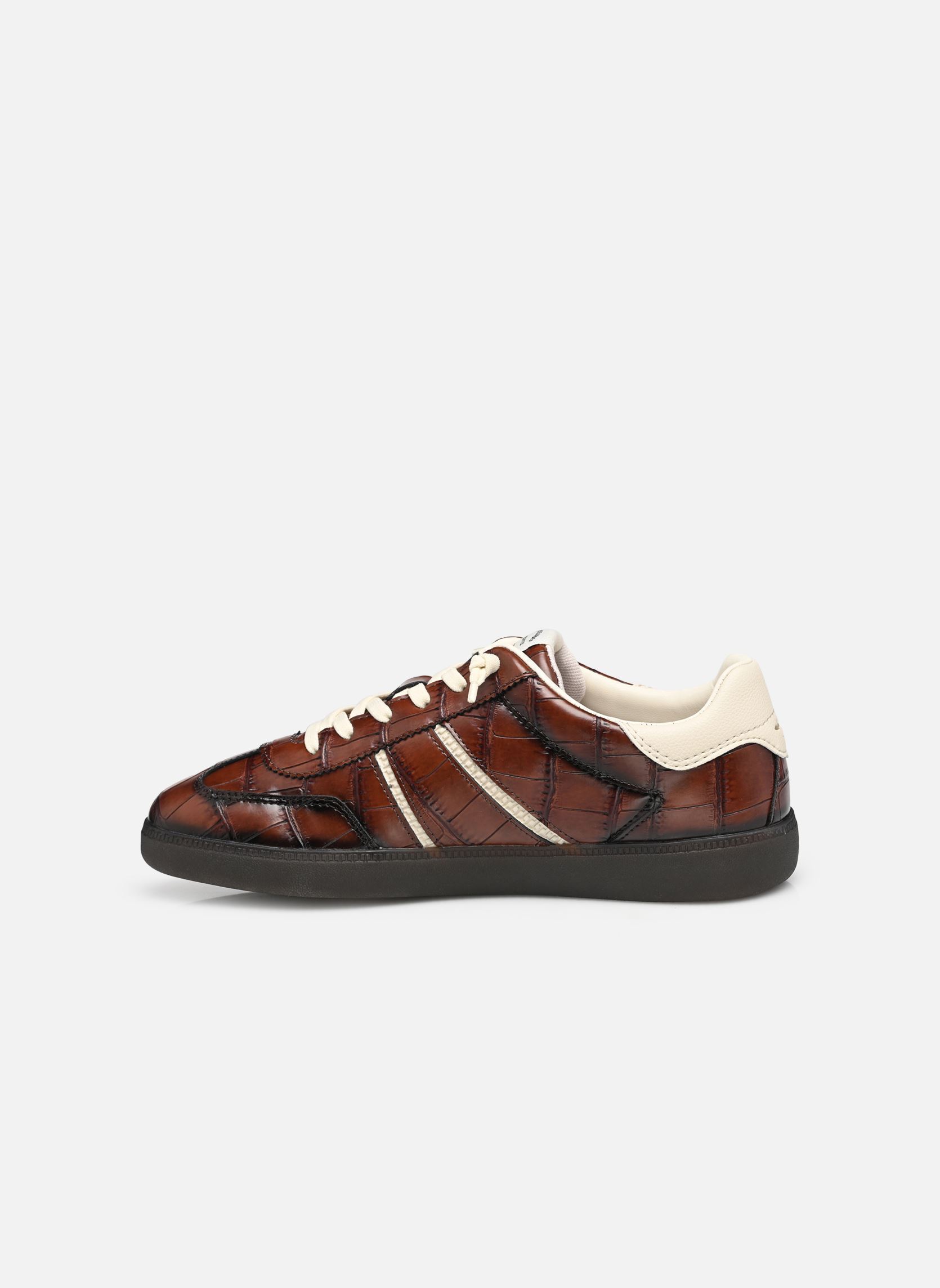 Baskets 23631-47 femme marron Tamaris Baskets 23631-47 femme marron MUSCAT CROCO