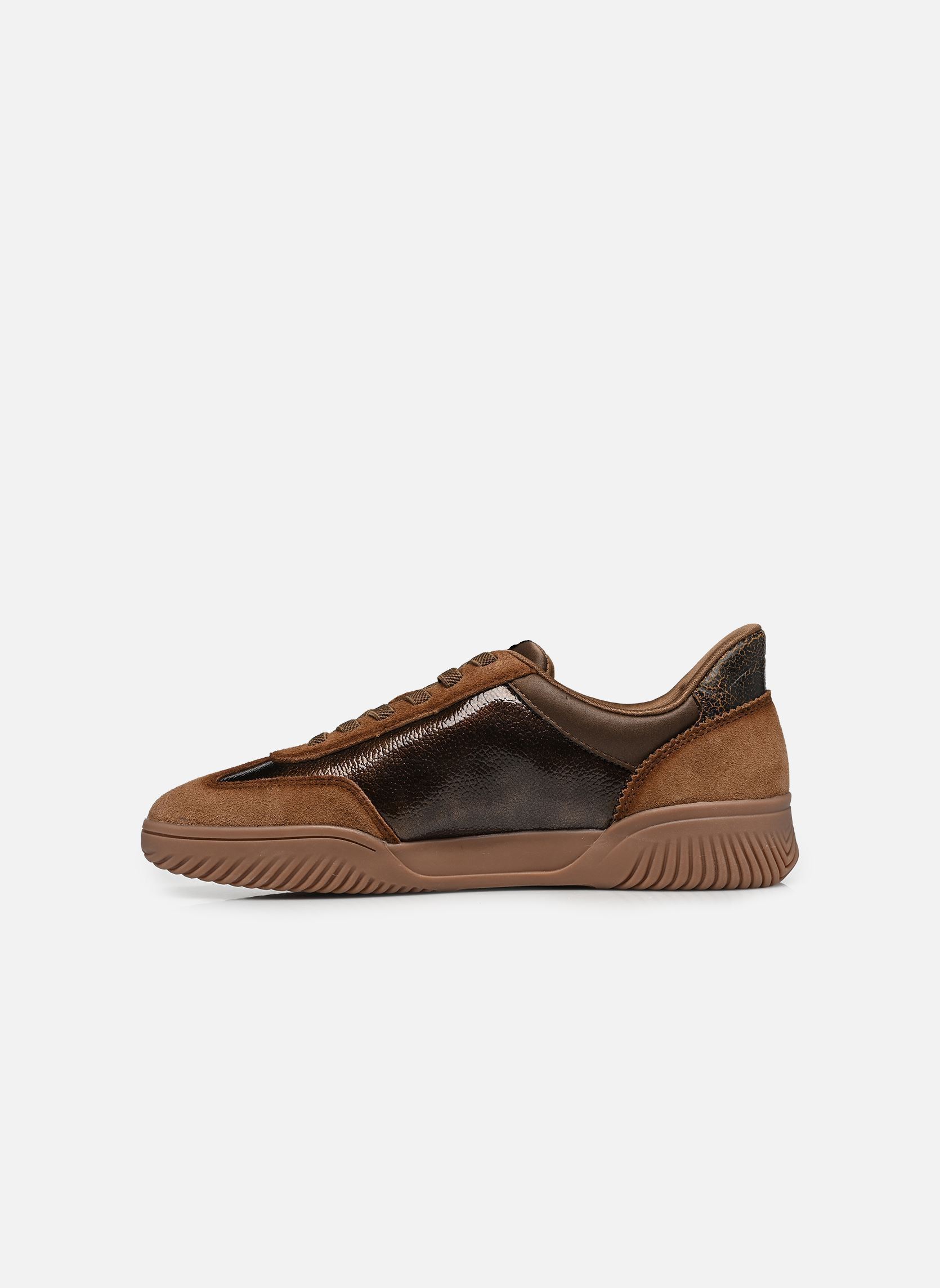 Baskets basses 23655-47 femme marron Tamaris Baskets basses 23655-47 femme marron CAMEL PATENT