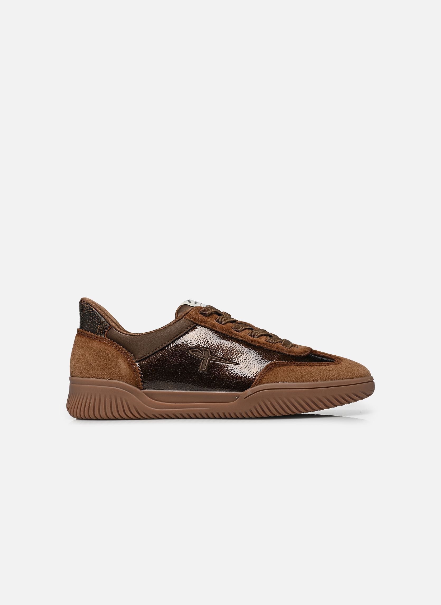 Baskets basses 23655-47 femme marron Tamaris Baskets basses 23655-47 femme marron CAMEL PATENT
