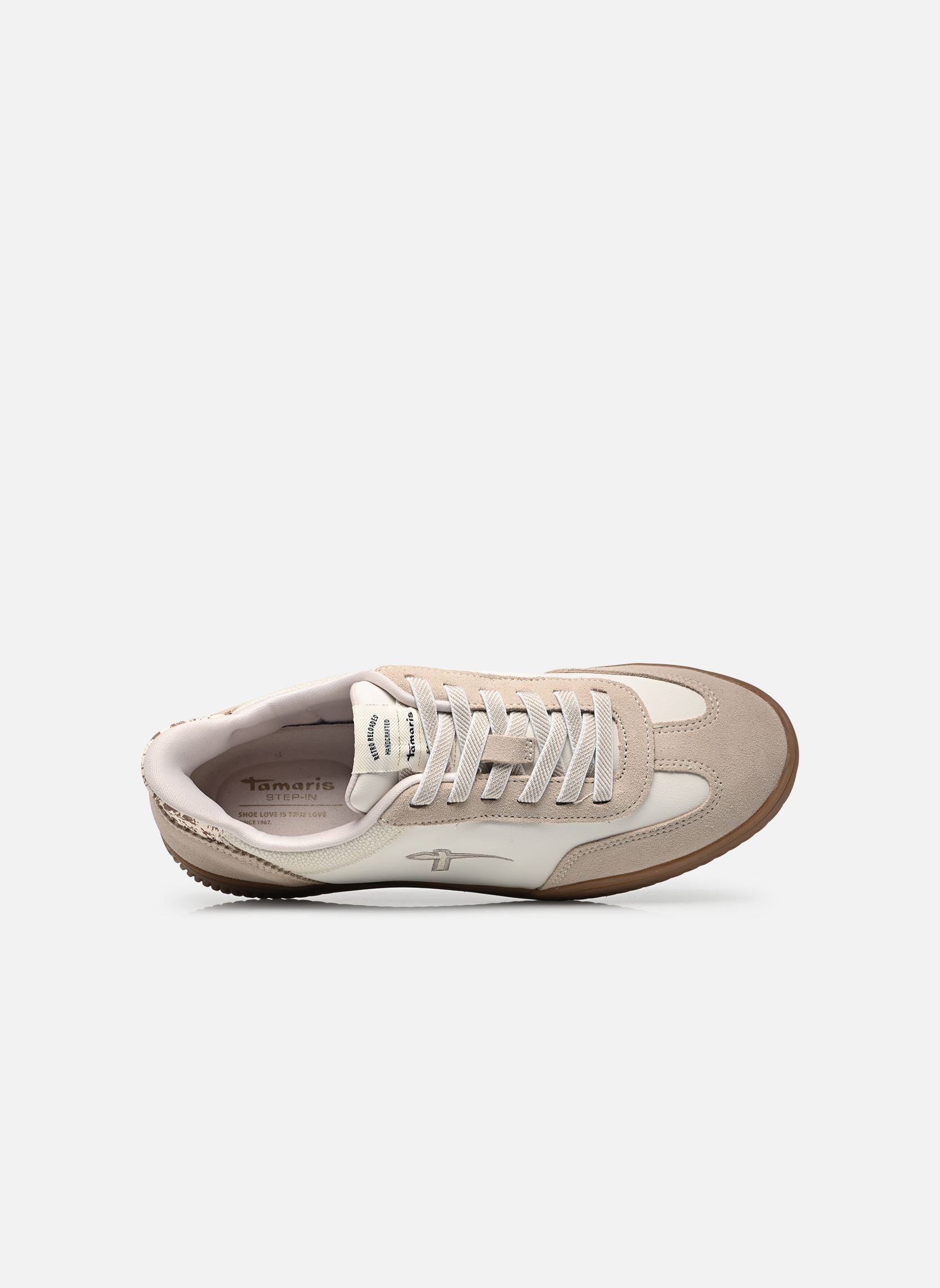 Baskets basses 23655-47 femme blanc Tamaris Baskets basses 23655-47 femme blanc IVORY COMB