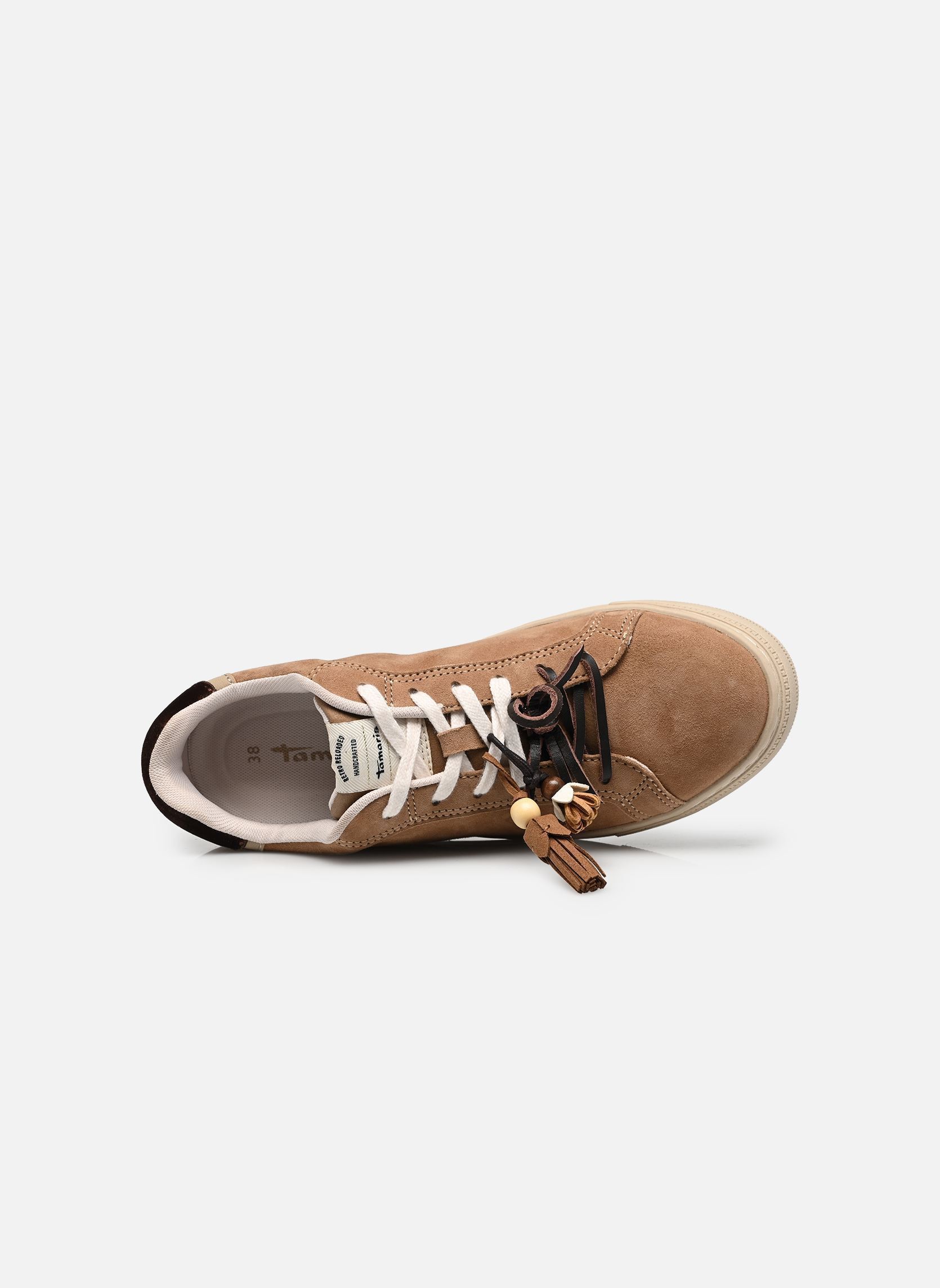 Baskets basses 23708-47 femme marron Tamaris Baskets basses 23708-47 femme marron CAMEL
