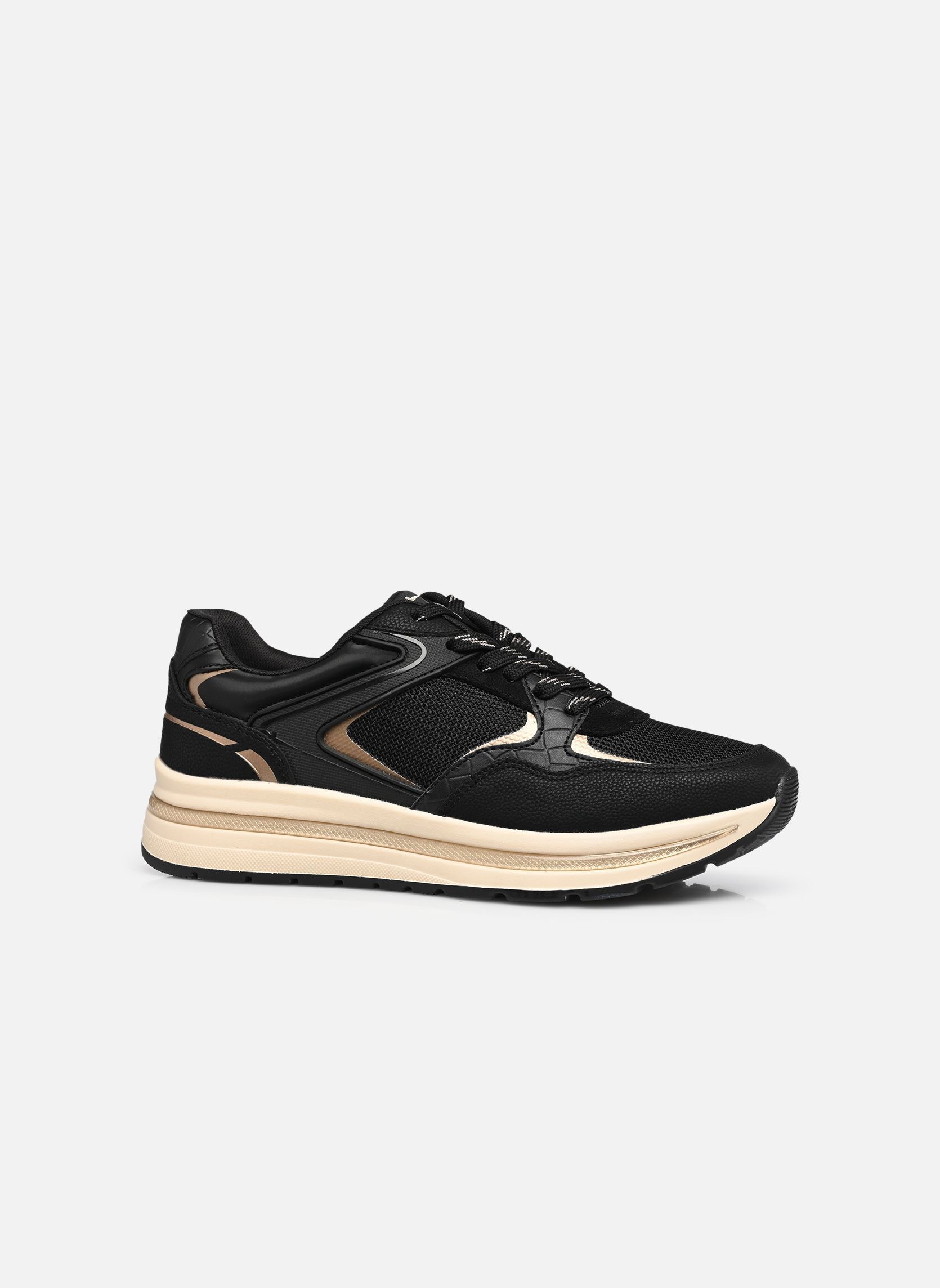 Sneakers 23735-47 dames zwart Tamaris Sneakers 23735-47 dames zwart BLACK COMB