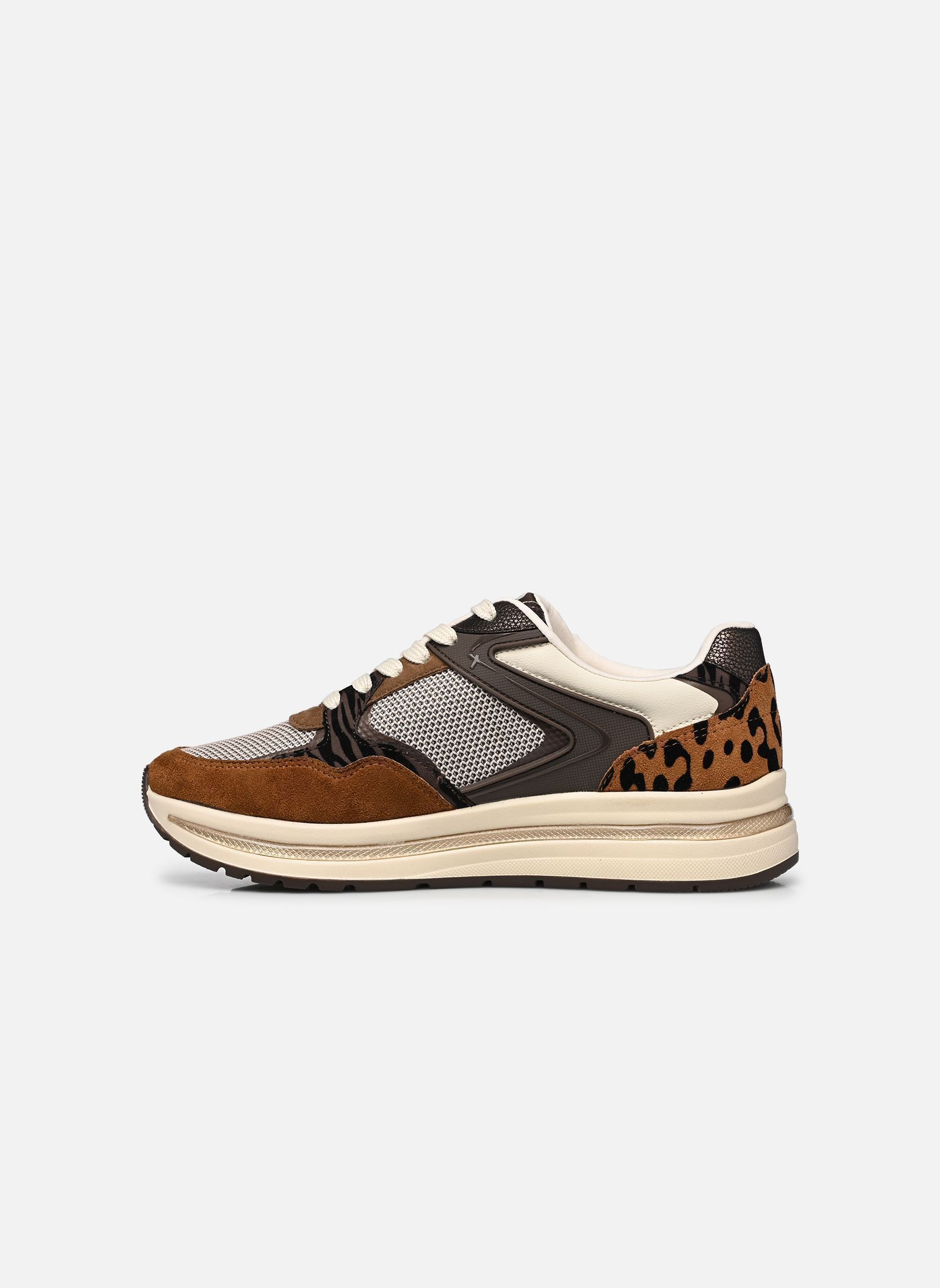 Baskets 23735-47 femme marron Tamaris Baskets 23735-47 femme marron LEOPARD COMB