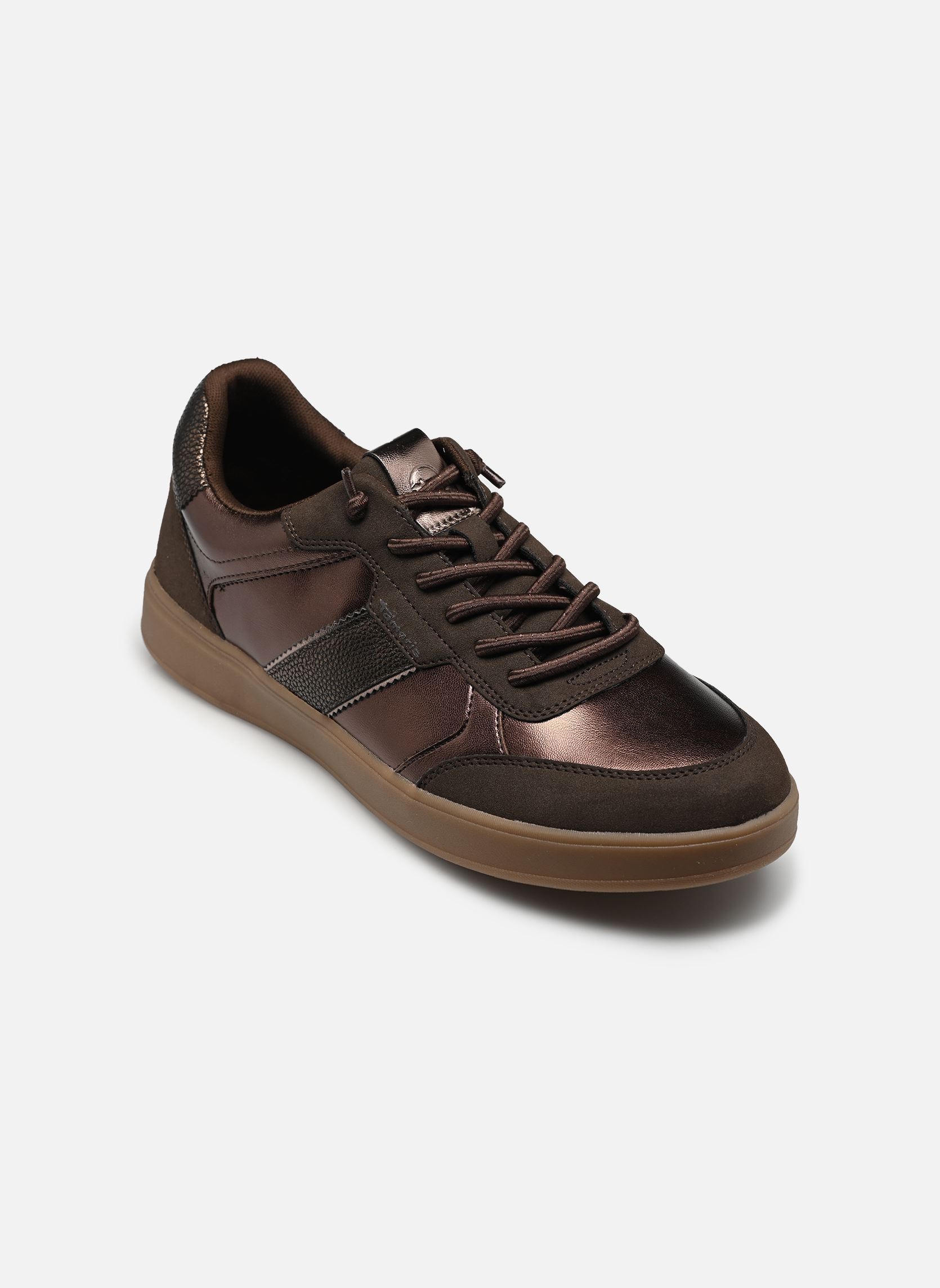 Baskets basses 23747-47 femme or et bronze Tamaris Baskets basses 23747-47 femme or et bronze MOCCA METALL.