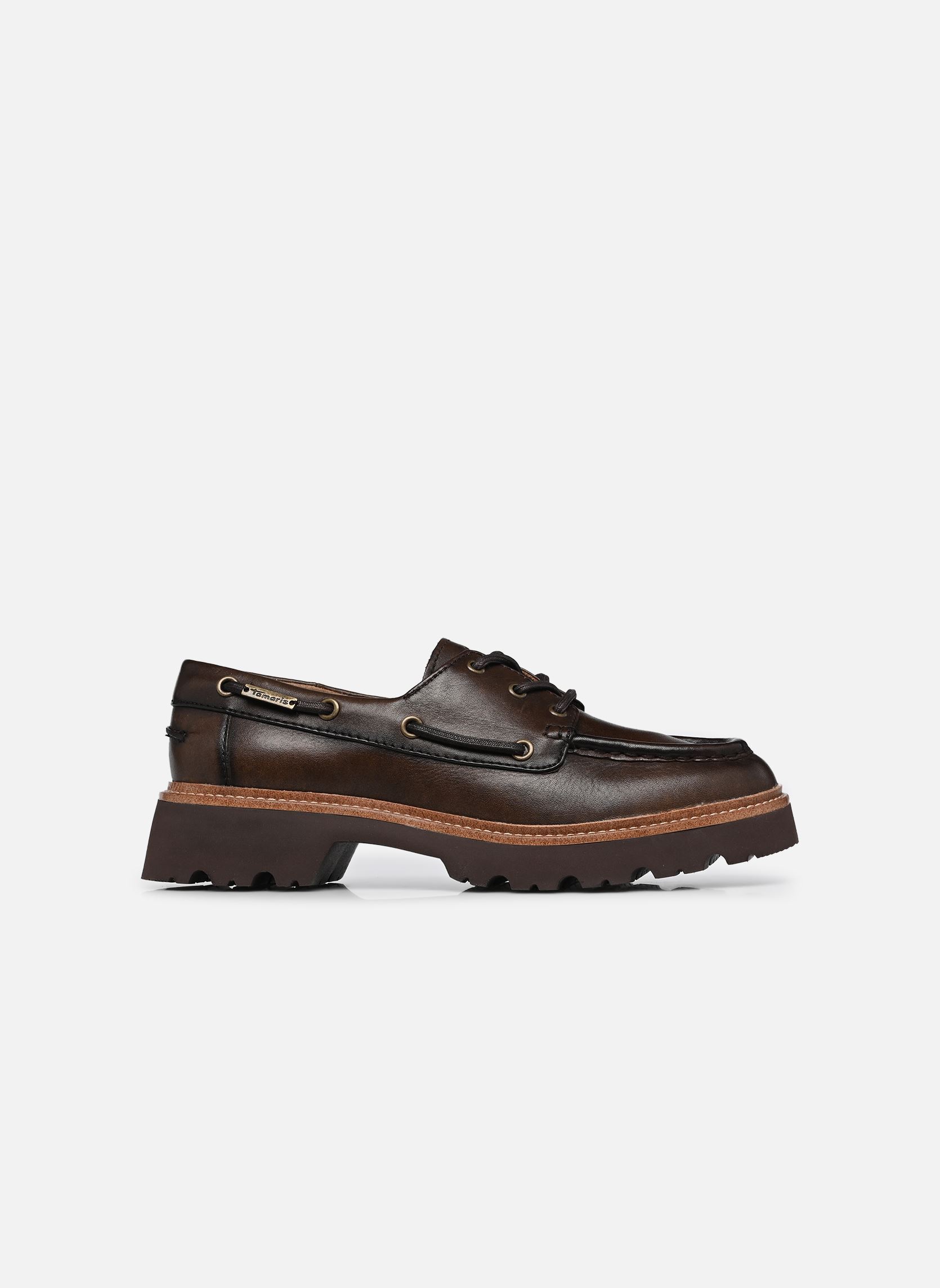 Chaussures de ville 23752-47 femme marron Tamaris Chaussures de ville 23752-47 femme marron MOCCA LEATHER