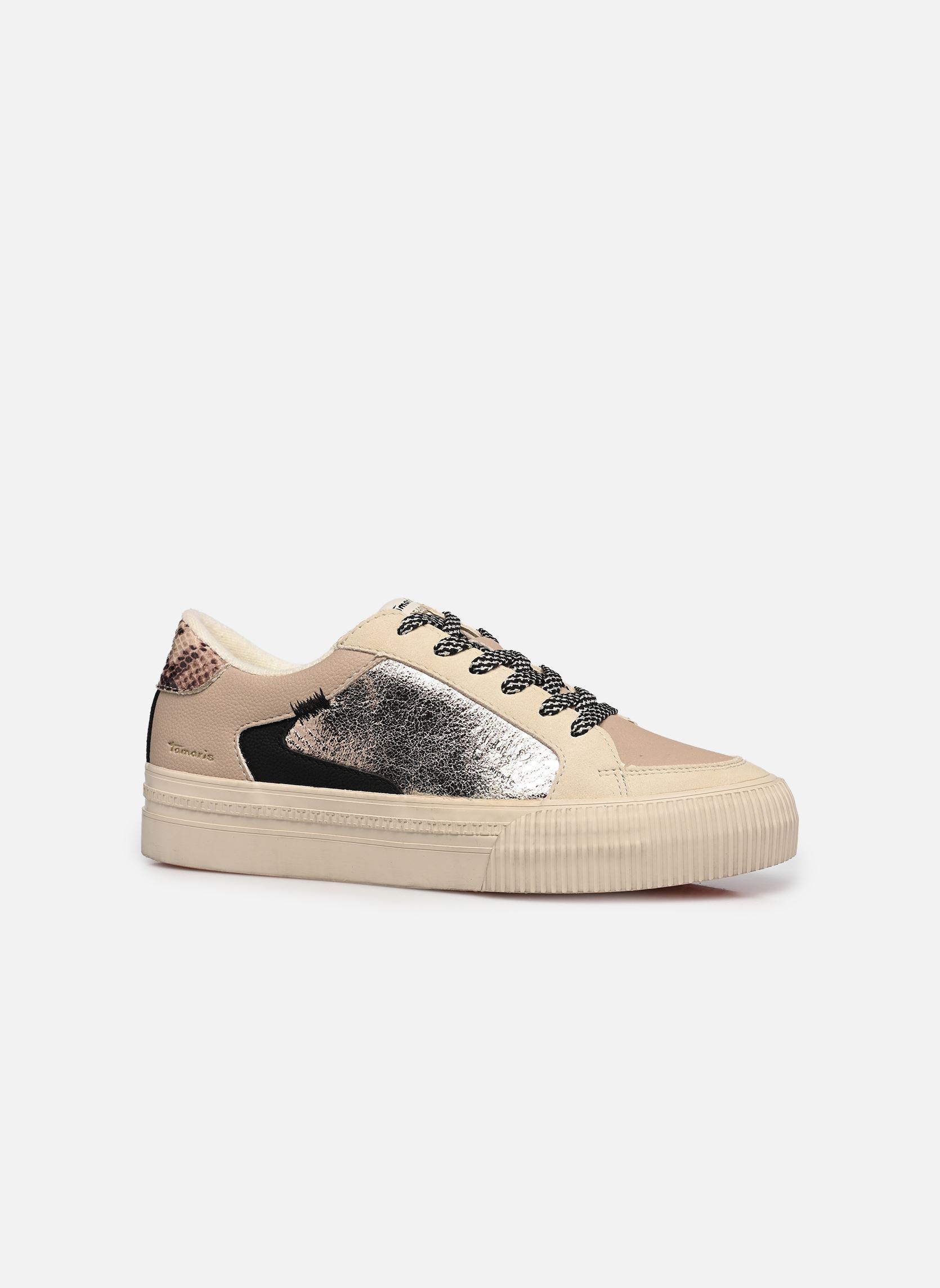Baskets basses 23789-46 femme beige Tamaris Baskets basses 23789-46 femme beige TAUPE