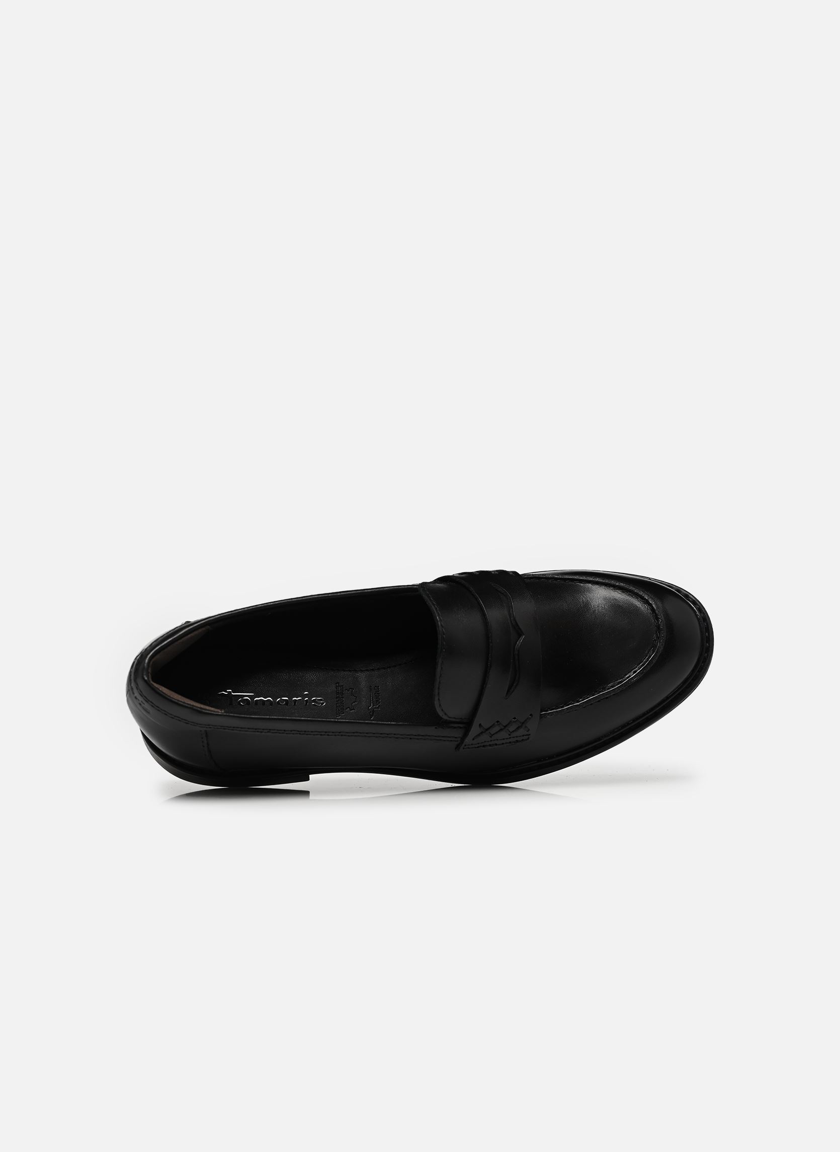Mocassins 24660-45 femme noir Tamaris Mocassins 24660-45 femme noir BLACK LEATHER
