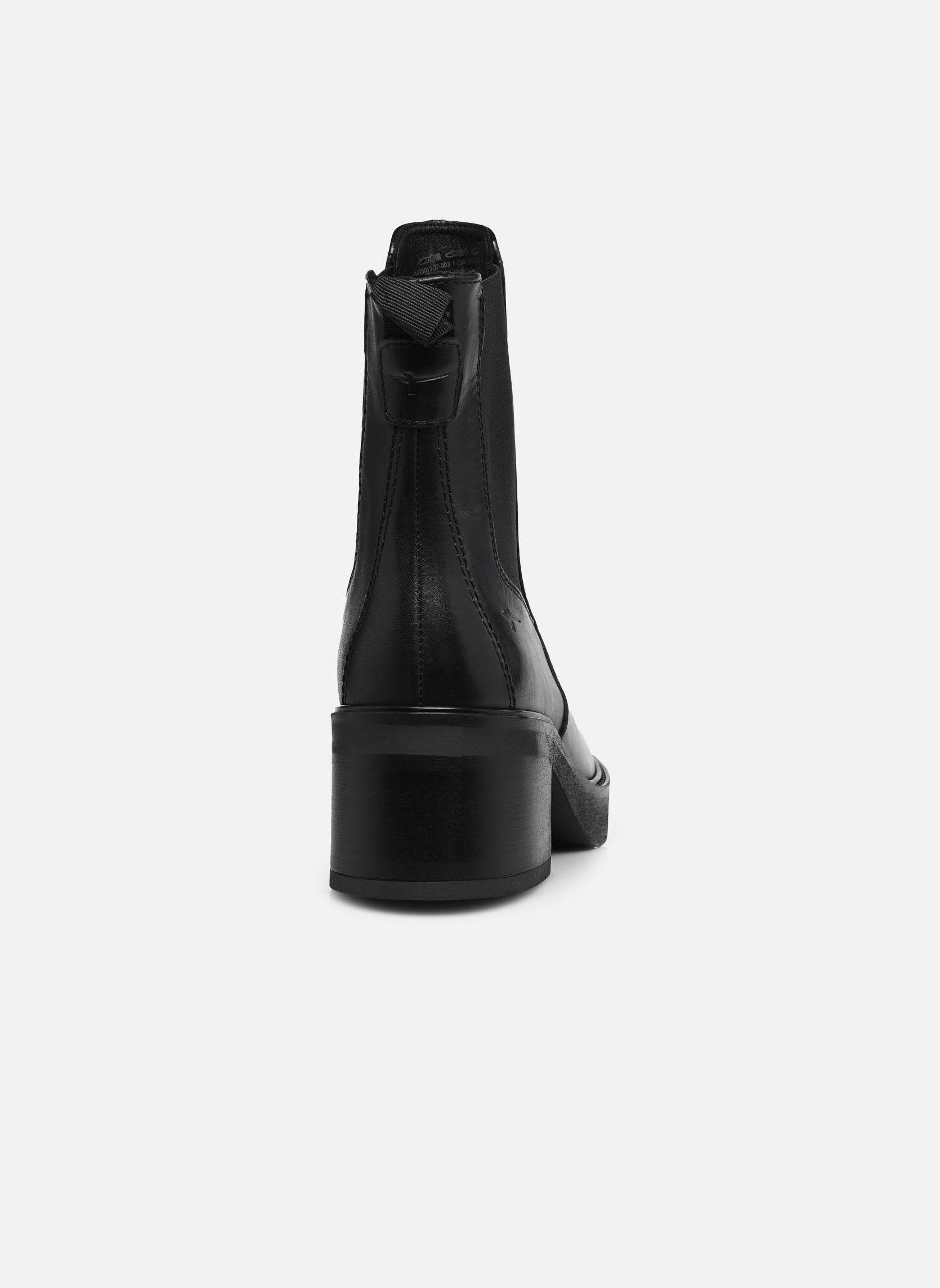 Enkellaarzen en boots 25013-47 dames zwart Tamaris Enkellaarzen en boots 25013-47 dames zwart BLACK LEATHER