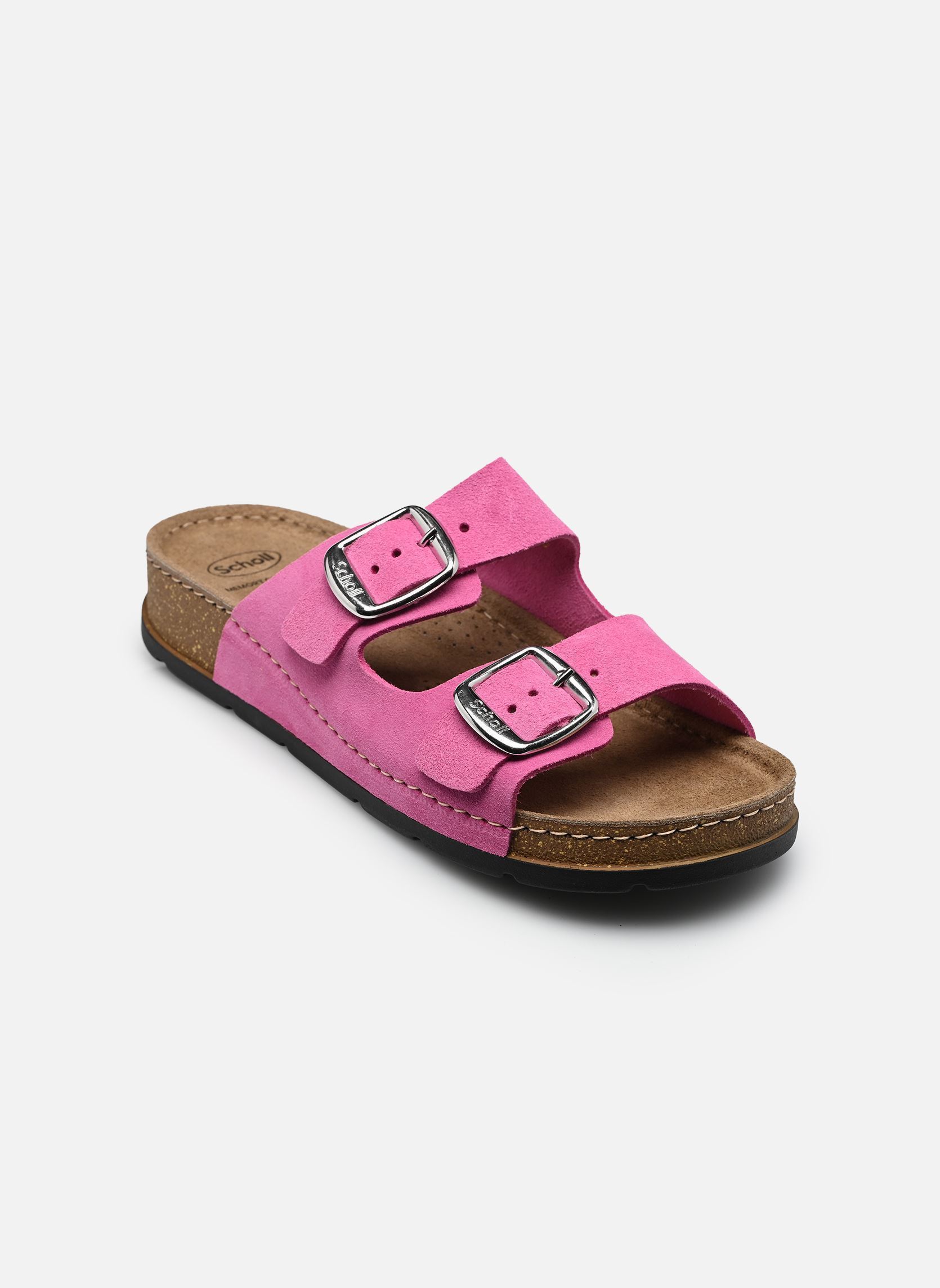 Mules Bora 2 Buckles Collection femme rose Scholl Mules Bora 2 Buckles Collection femme rose FUCHSIA