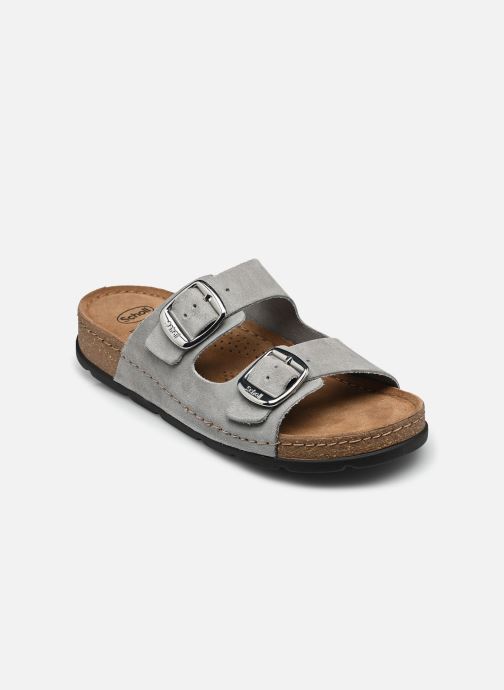 Scholl Mules Bora 2 Buckles Collection femme gris