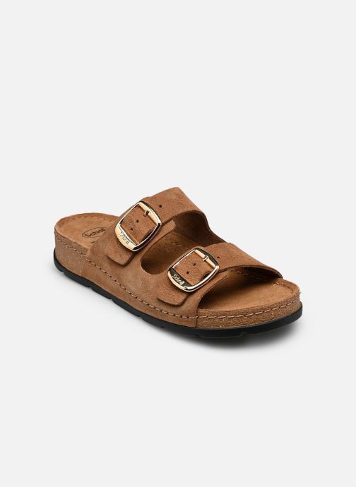 Scholl Mules Bora 2 Buckles Collection femme marron