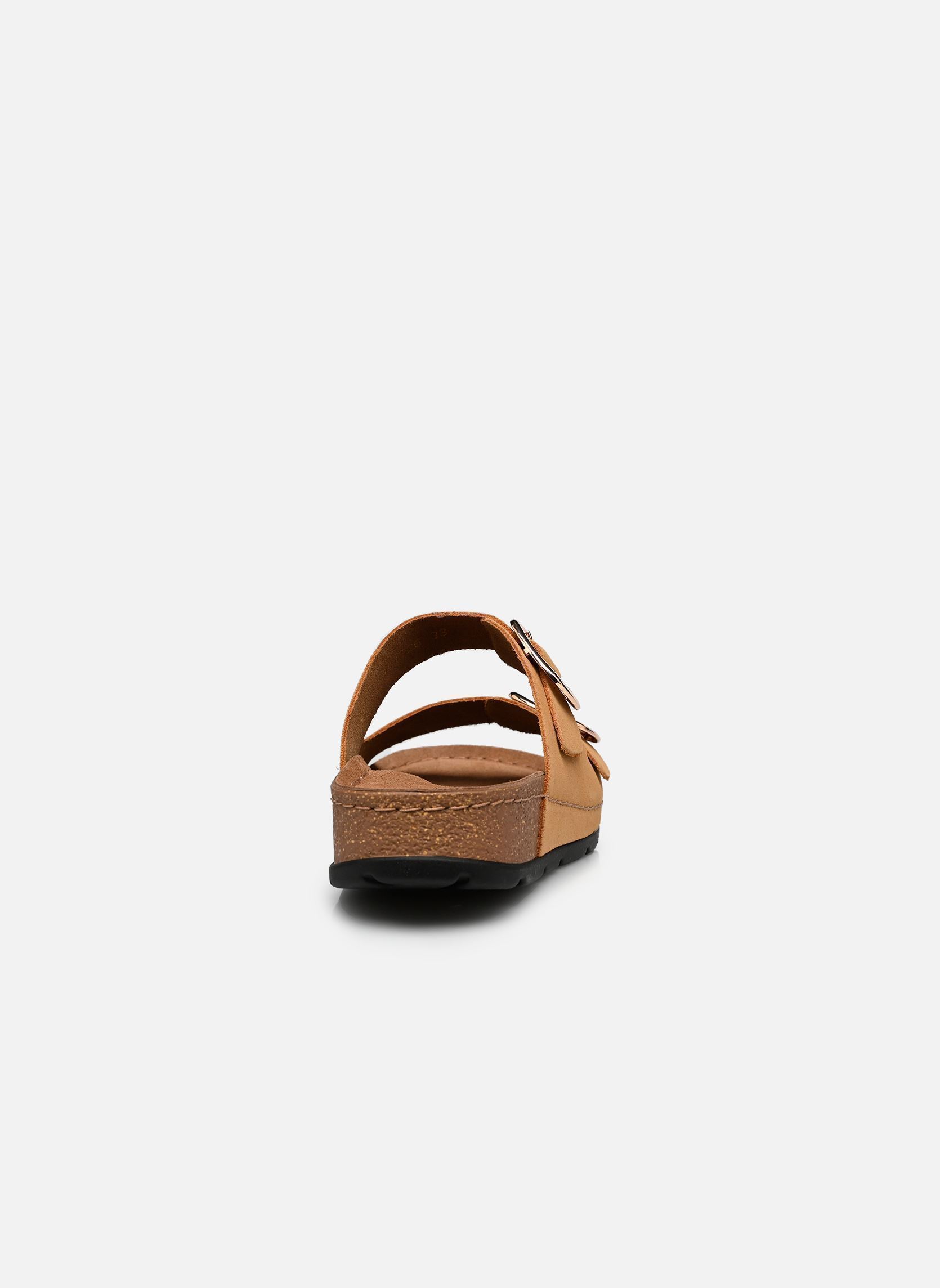 Muilen Bora 2 Buckles Collection dames bruin Scholl Muilen Bora 2 Buckles Collection dames bruin LIGHT BROWN