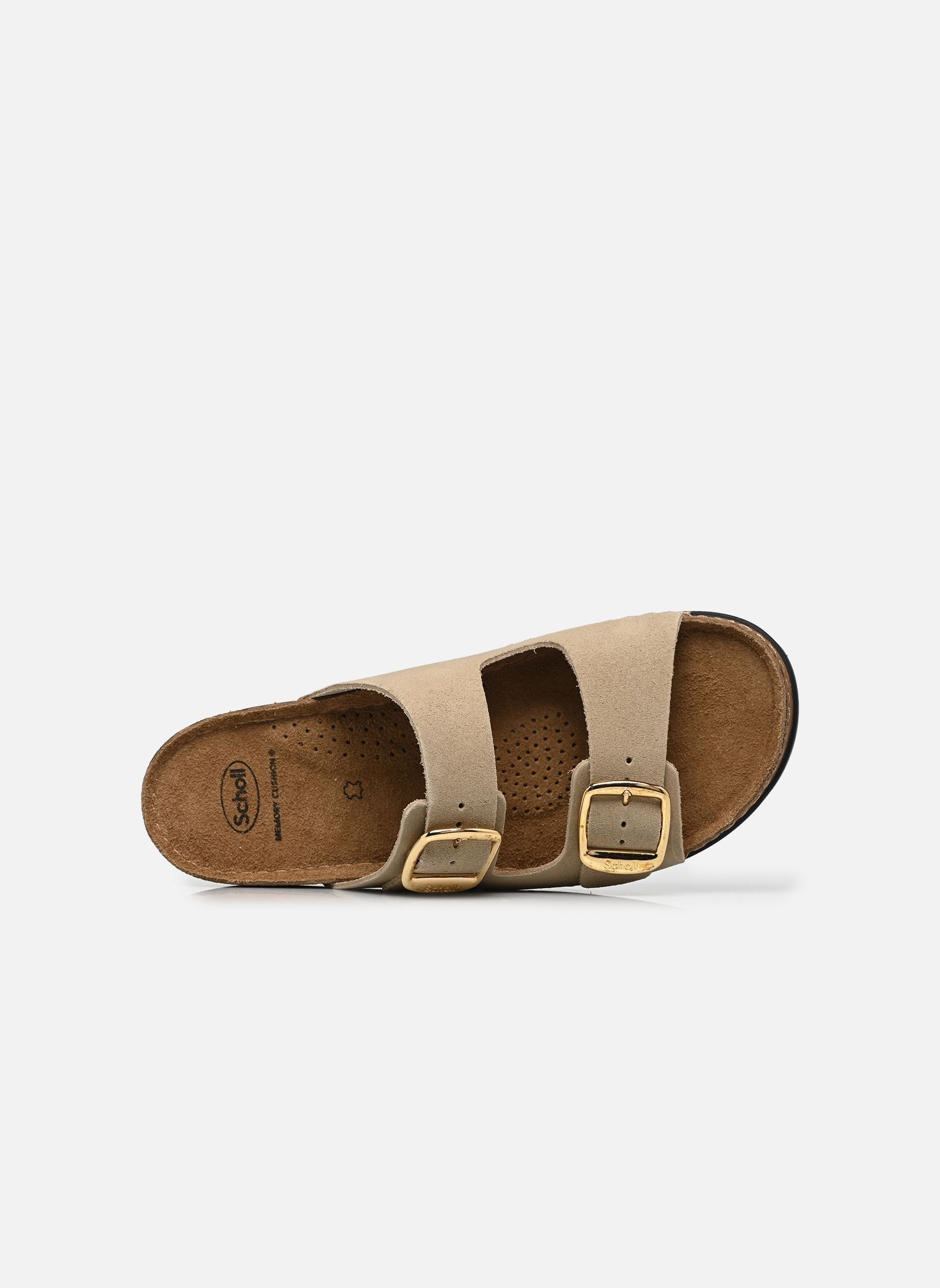 Pantoletten Bora 2 Buckles Collection damen grün Scholl Pantoletten Bora 2 Buckles Collection damen grün DARK BEIGE