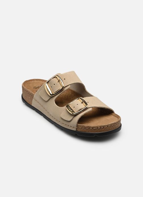 Scholl Mules Bora 2 Buckles Collection femme vert