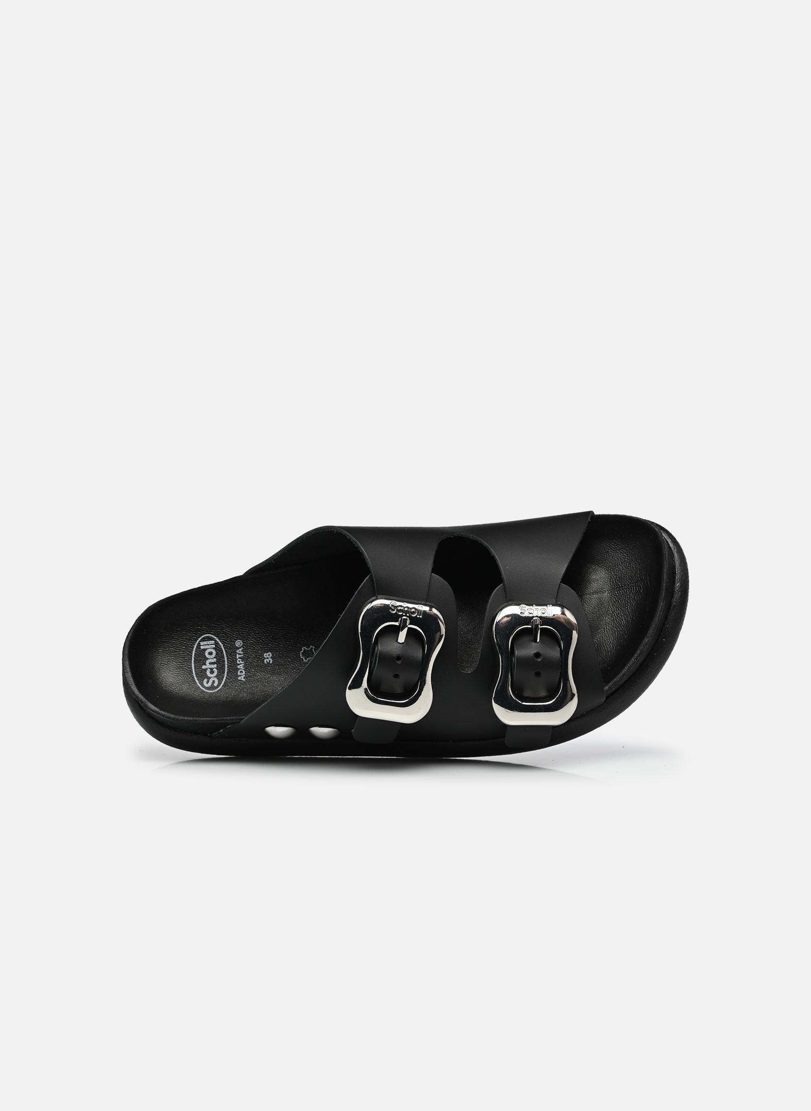 Mules Flora 2 Straps Chunky Collection femme noir Scholl Mules Flora 2 Straps Chunky Collection femme noir BLACK