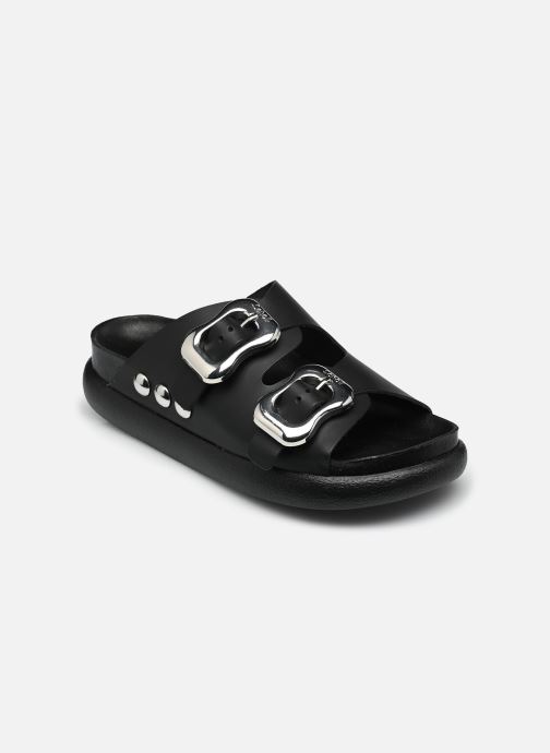 Scholl Mules Flora 2 Straps Chunky Collection femme noir