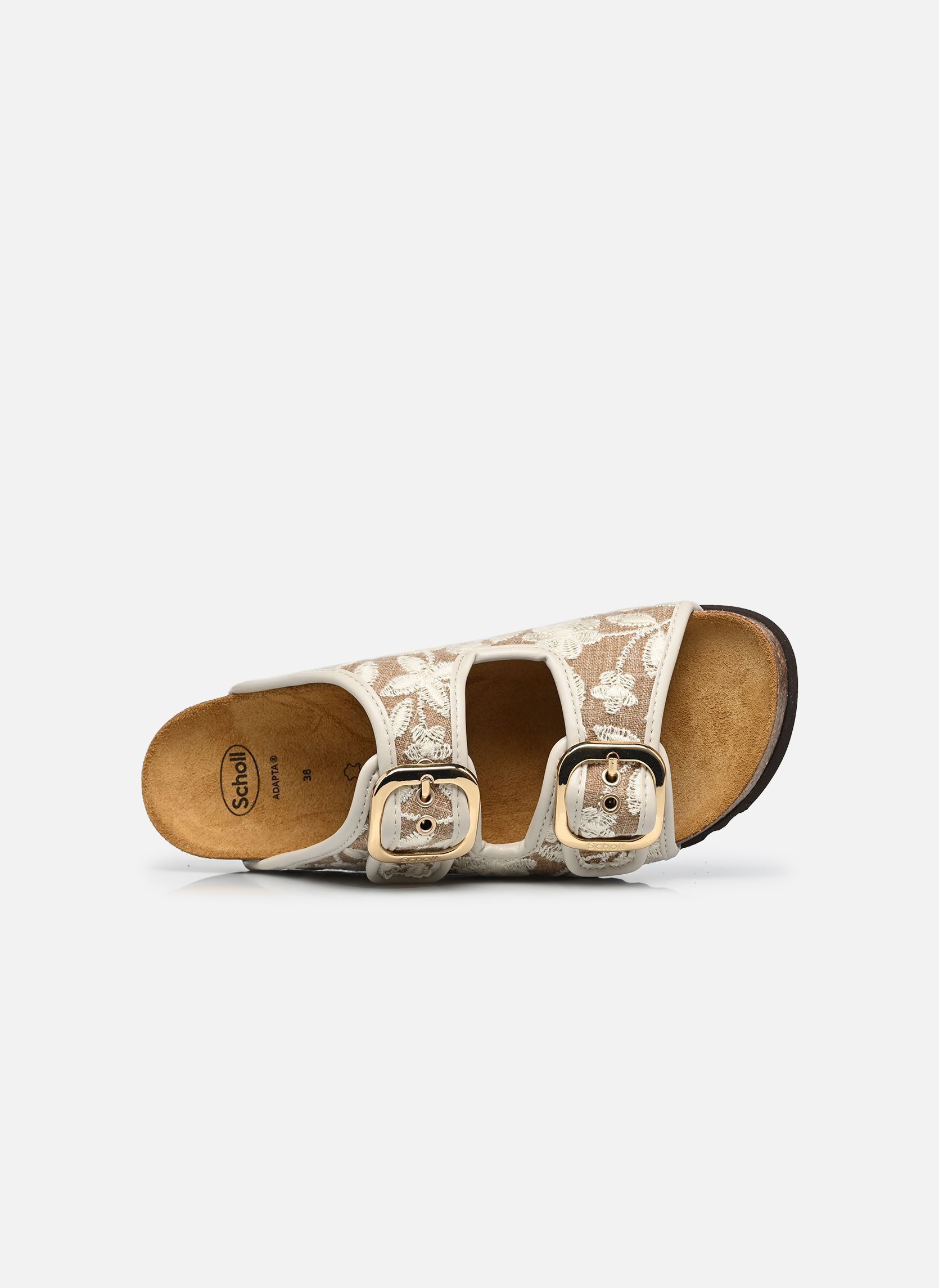 Muilen Ilary 2 Straps Ad Collection dames beige Scholl Muilen Ilary 2 Straps Ad Collection dames beige BEIGE