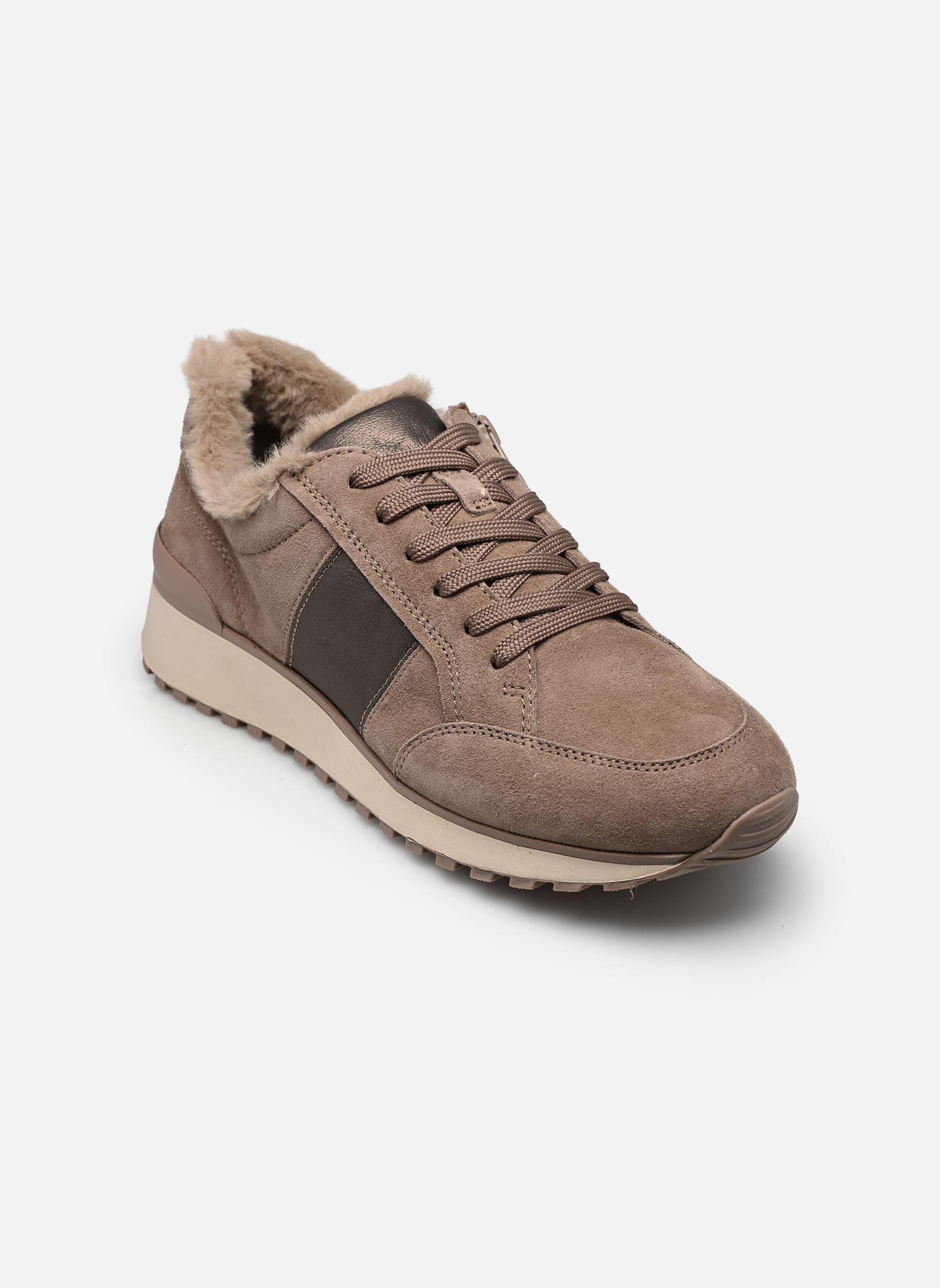Baskets 23706-47 femme marron Caprice Baskets 23706-47 femme marron TAUPE COMB