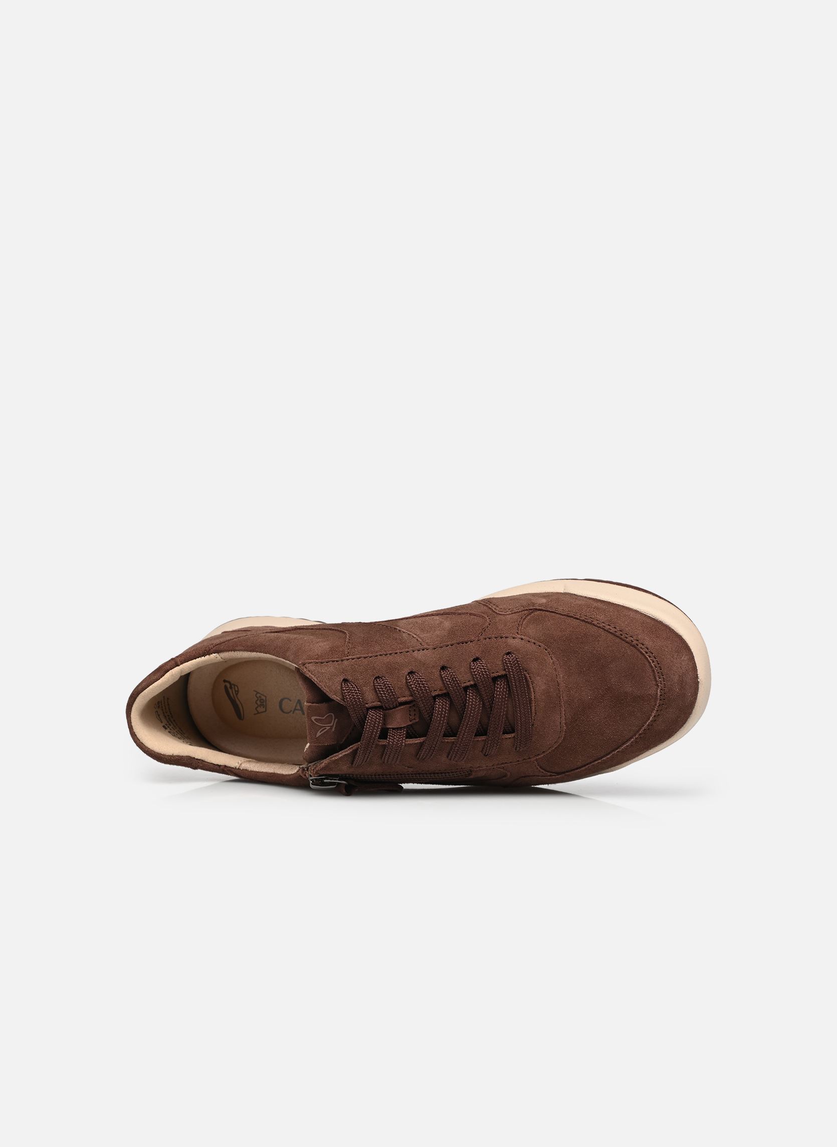 Baskets 23713-47 femme marron Caprice Baskets 23713-47 femme marron DK BROWN SUEDE