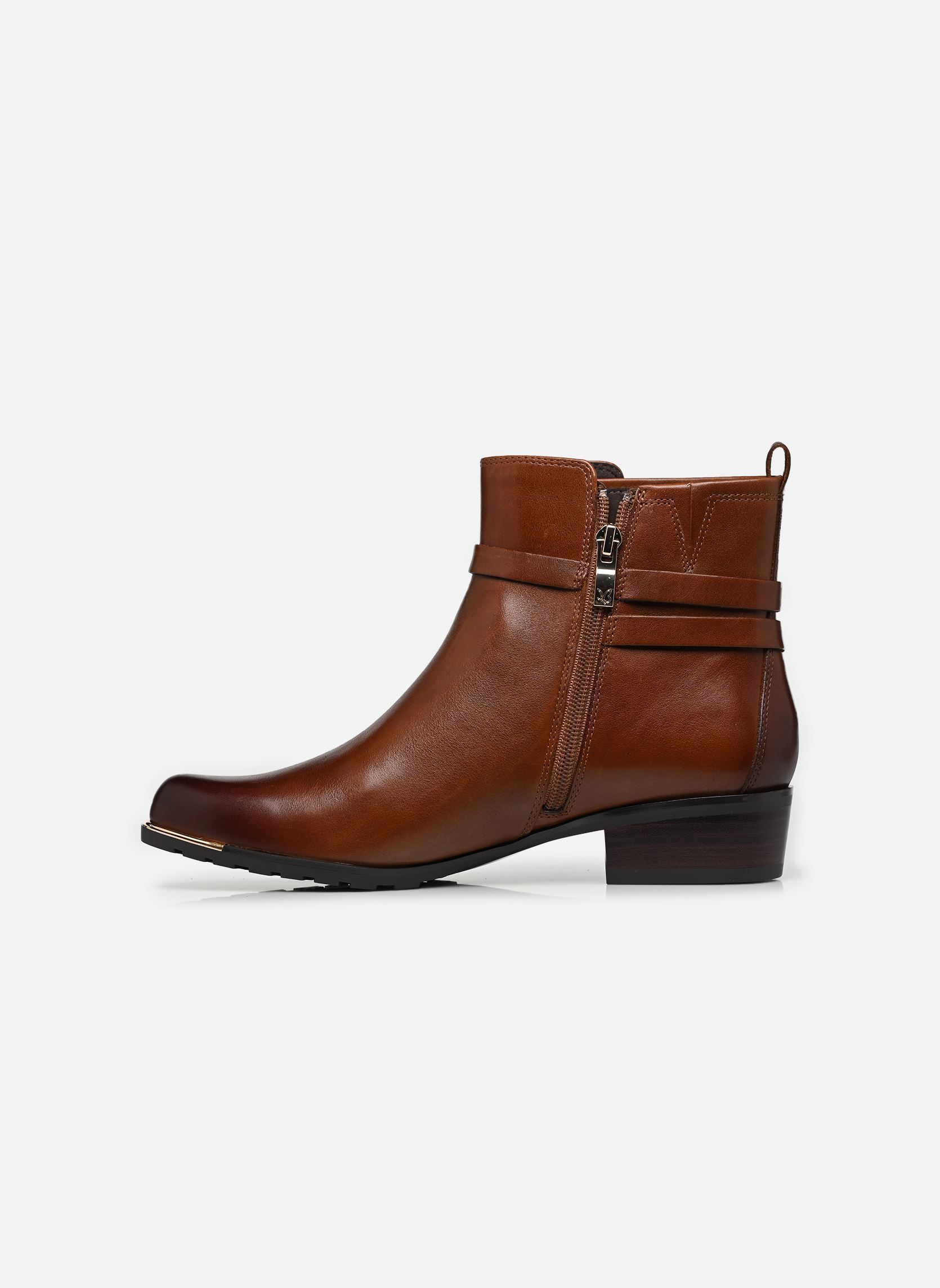 Enkellaarzen en boots 25307-47 dames bruin Caprice Enkellaarzen en boots 25307-47 dames bruin COGNAC NAPPA
