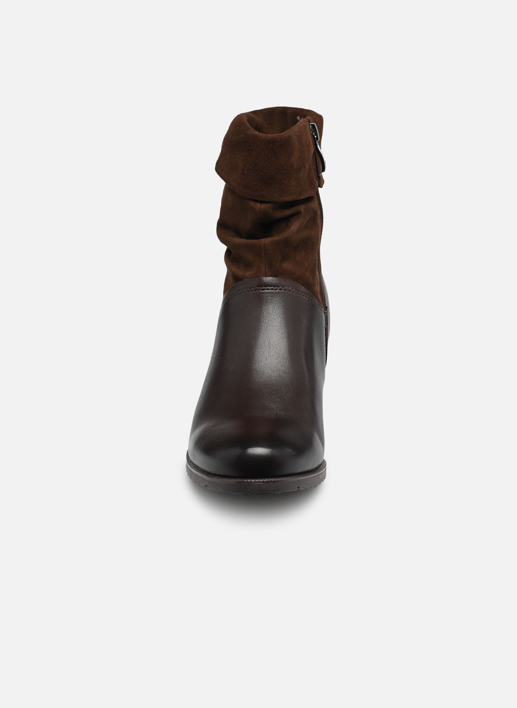 Enkellaarzen en boots 25309-47 dames bruin Caprice Enkellaarzen en boots 25309-47 dames bruin DK BROWN COMB