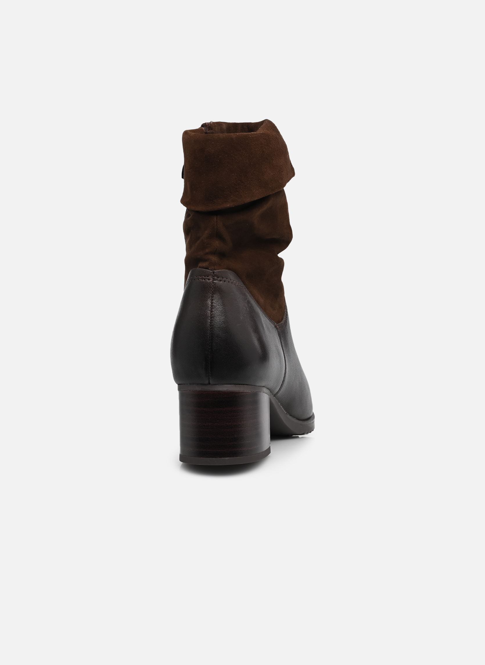 Enkellaarzen en boots 25309-47 dames bruin Caprice Enkellaarzen en boots 25309-47 dames bruin DK BROWN COMB