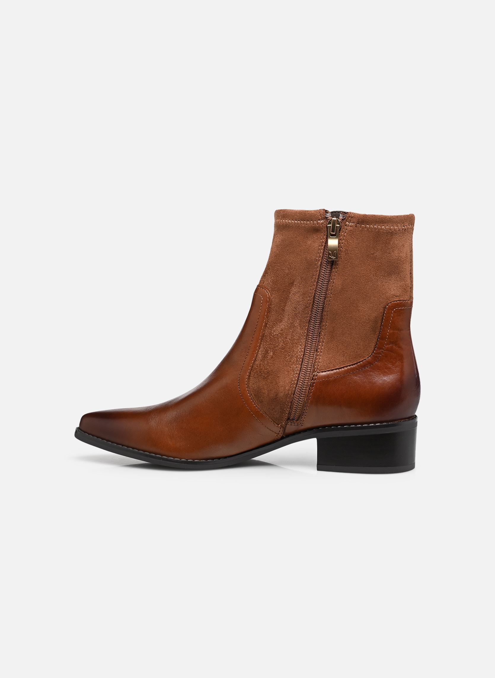 Enkellaarzen en boots 25312-47 dames bruin Caprice Enkellaarzen en boots 25312-47 dames bruin COGNAC COMB