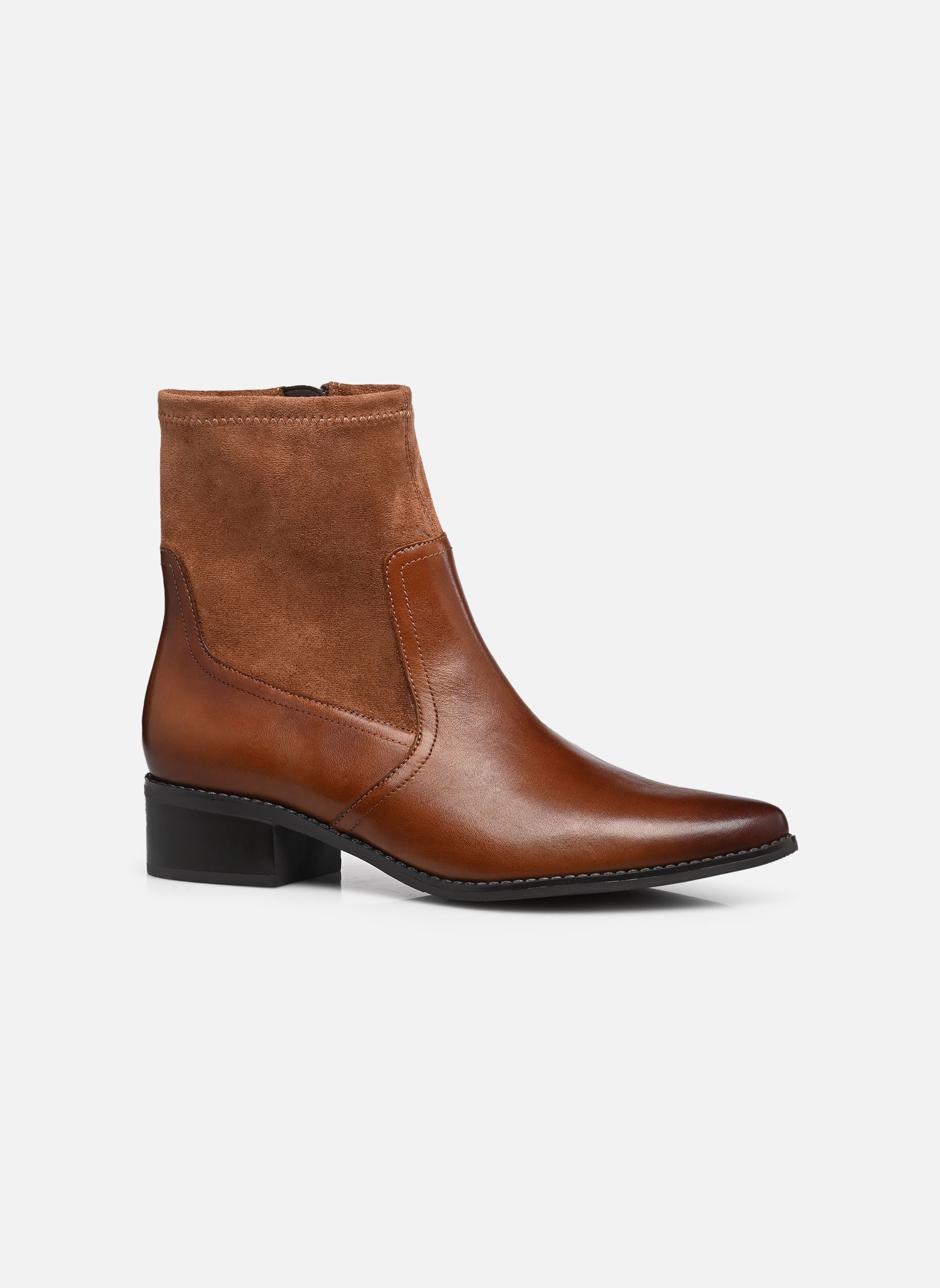 Enkellaarzen en boots 25312-47 dames bruin Caprice Enkellaarzen en boots 25312-47 dames bruin COGNAC COMB