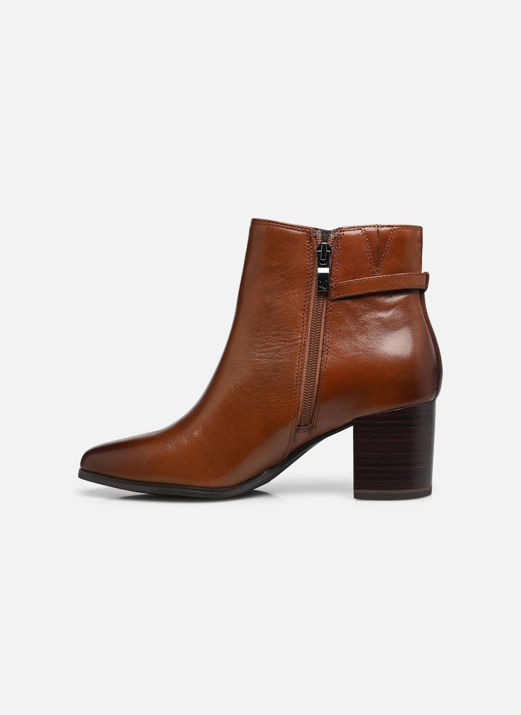 Enkellaarzen en boots 25314-47 dames bruin Caprice Enkellaarzen en boots 25314-47 dames bruin COGNAC NAPPA