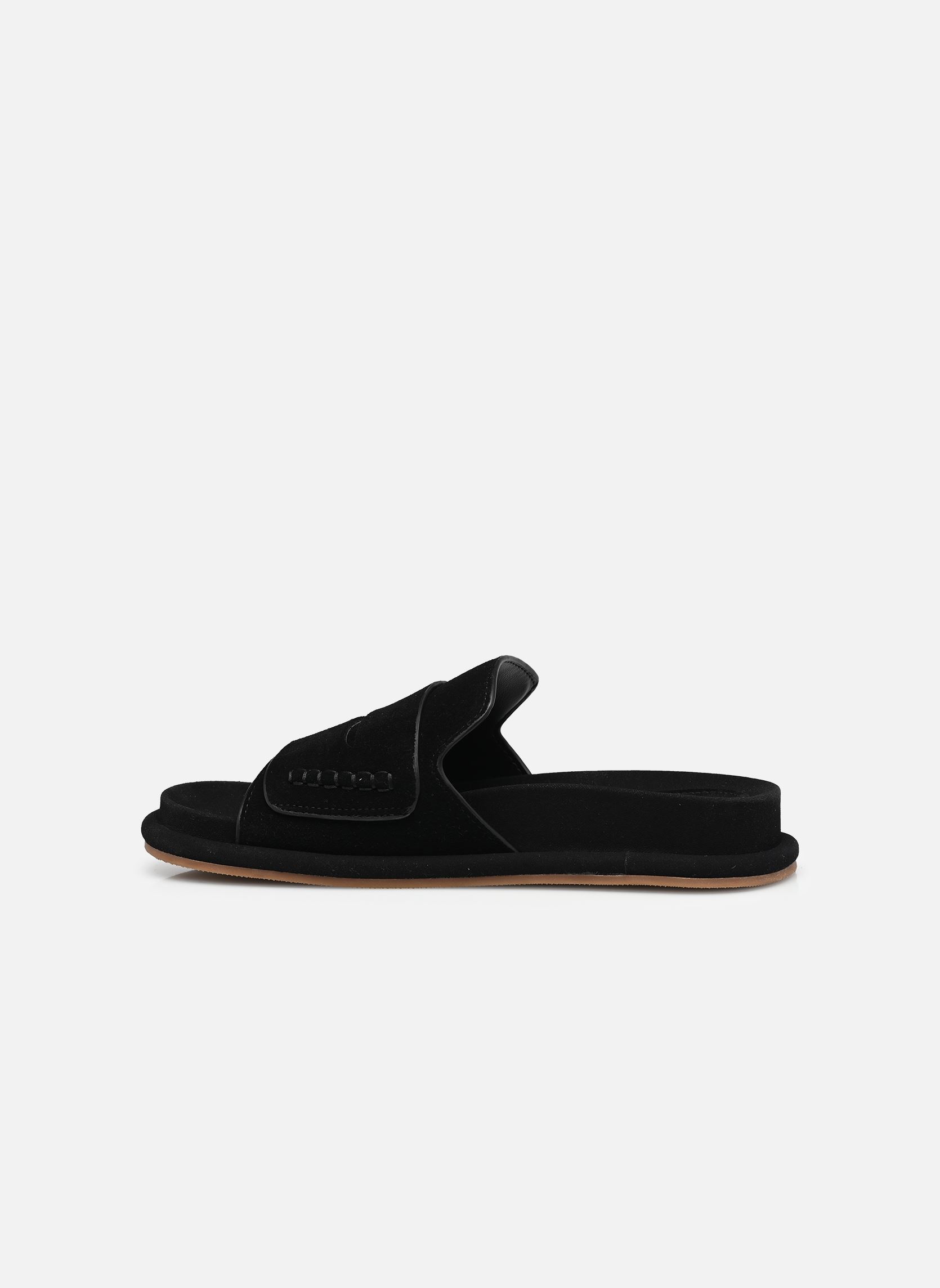Mules planas CALIOPE mujer negro Palomitas by Paloma Barcelo Mules planas CALIOPE mujer negro BLACK