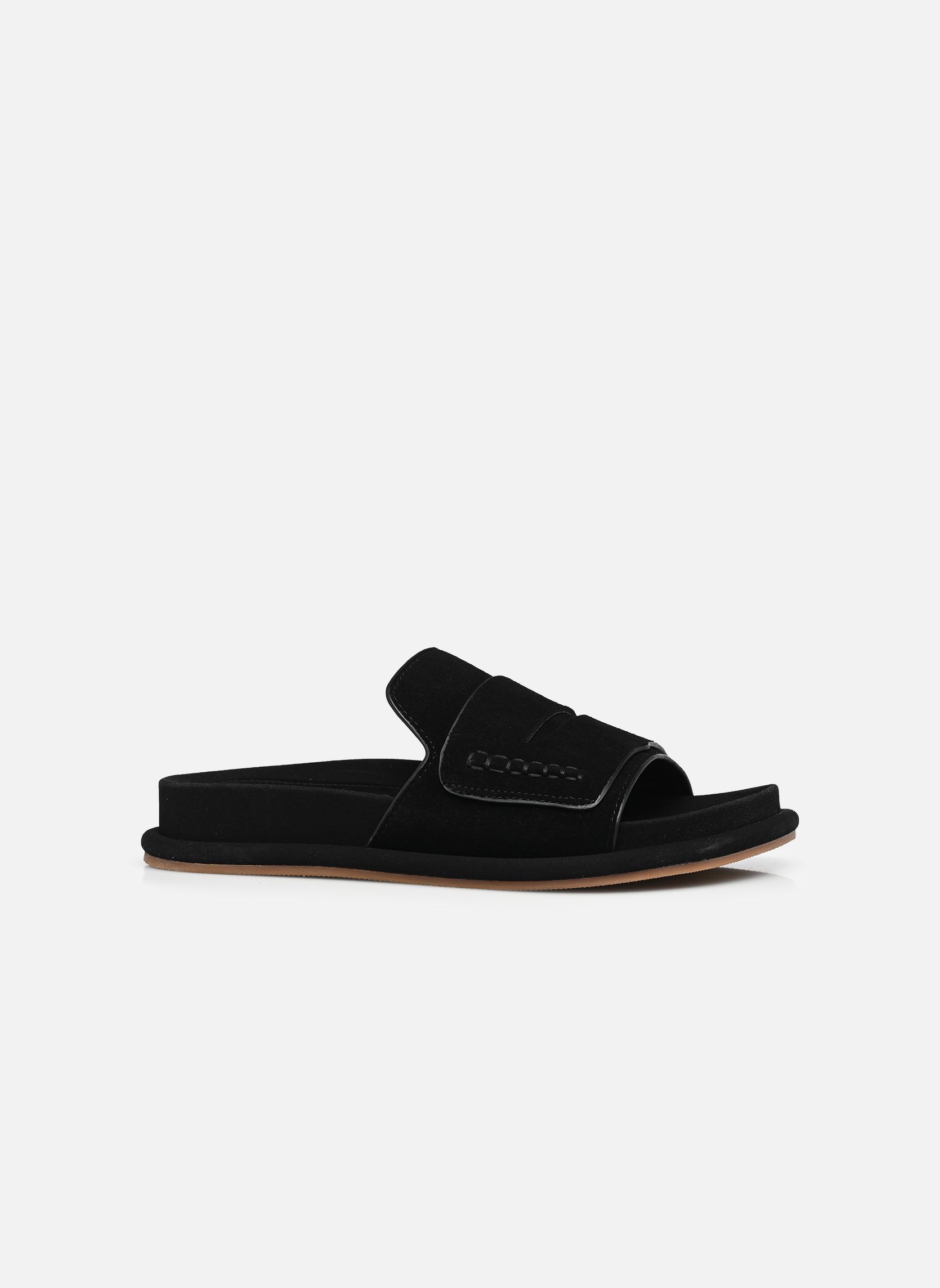 Mules planas CALIOPE mujer negro Palomitas by Paloma Barcelo Mules planas CALIOPE mujer negro BLACK