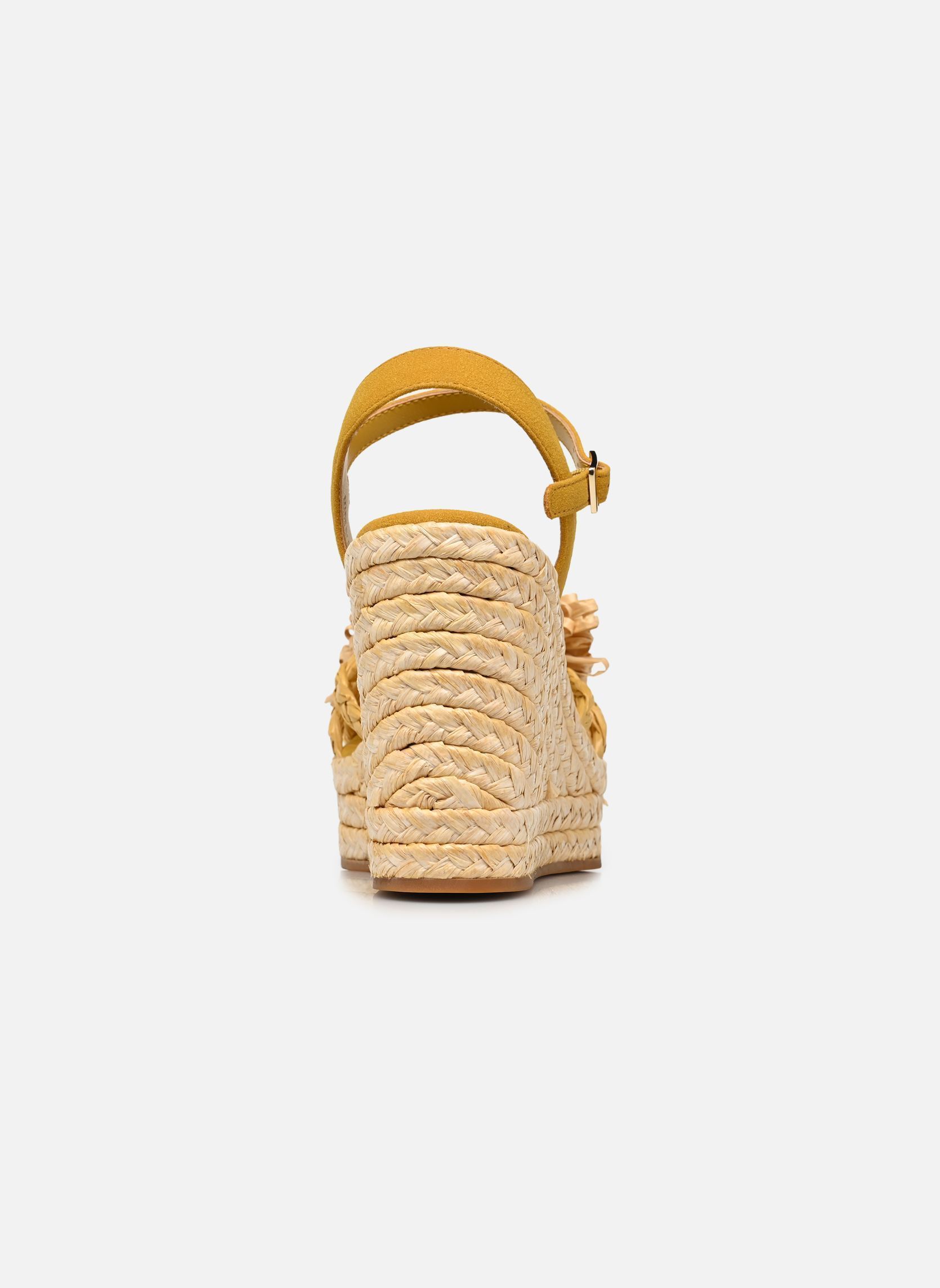 Espadrilles compensées et plateformes FANNIE femme jaune Palomitas by Paloma Barcelo Espadrilles compensées et plateformes FANNIE femme jaune NATURAL
