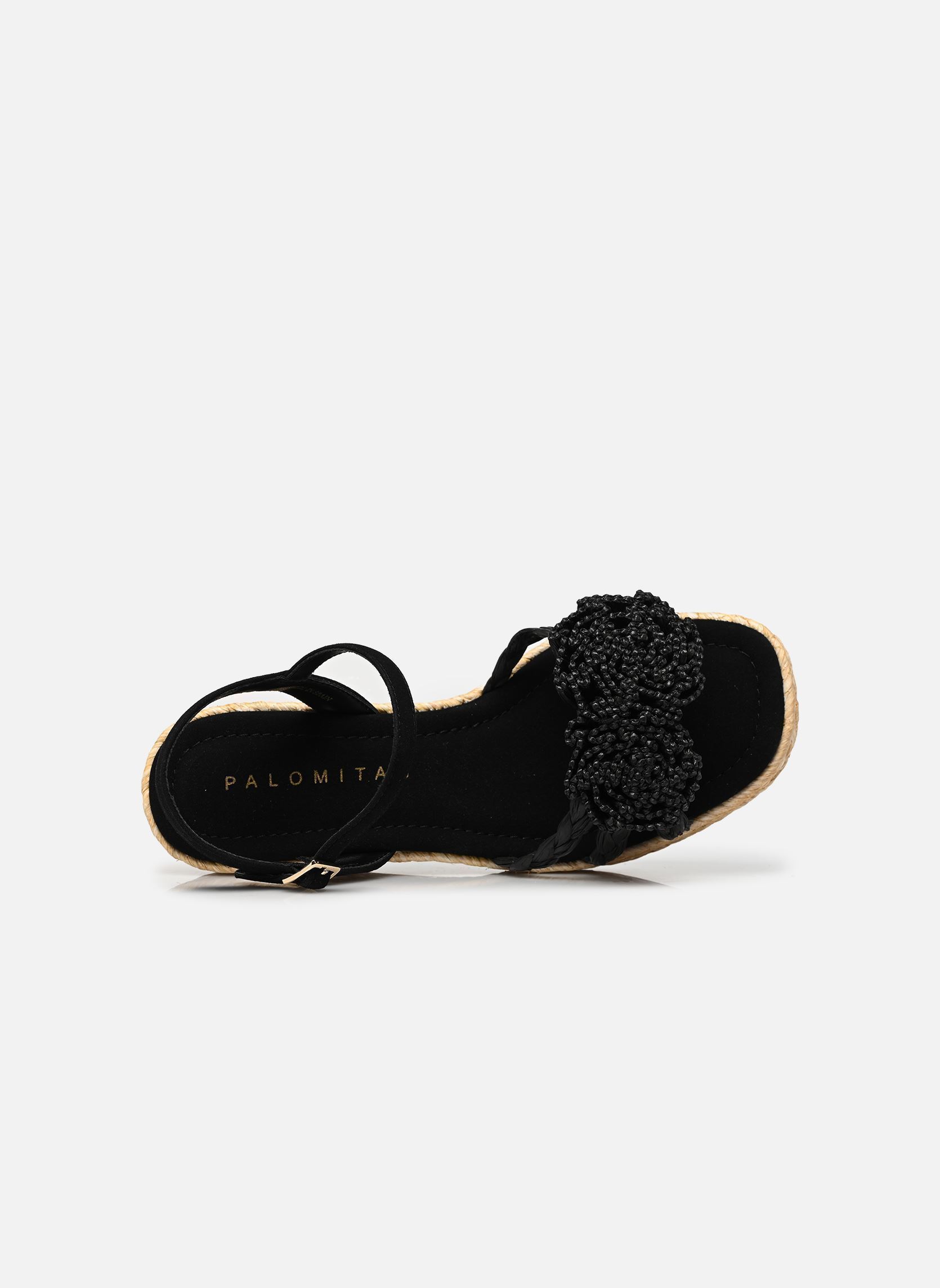 Sandales compensées et plateformes GALENA femme noir Palomitas by Paloma Barcelo Sandales compensées et plateformes GALENA femme noir BLACK