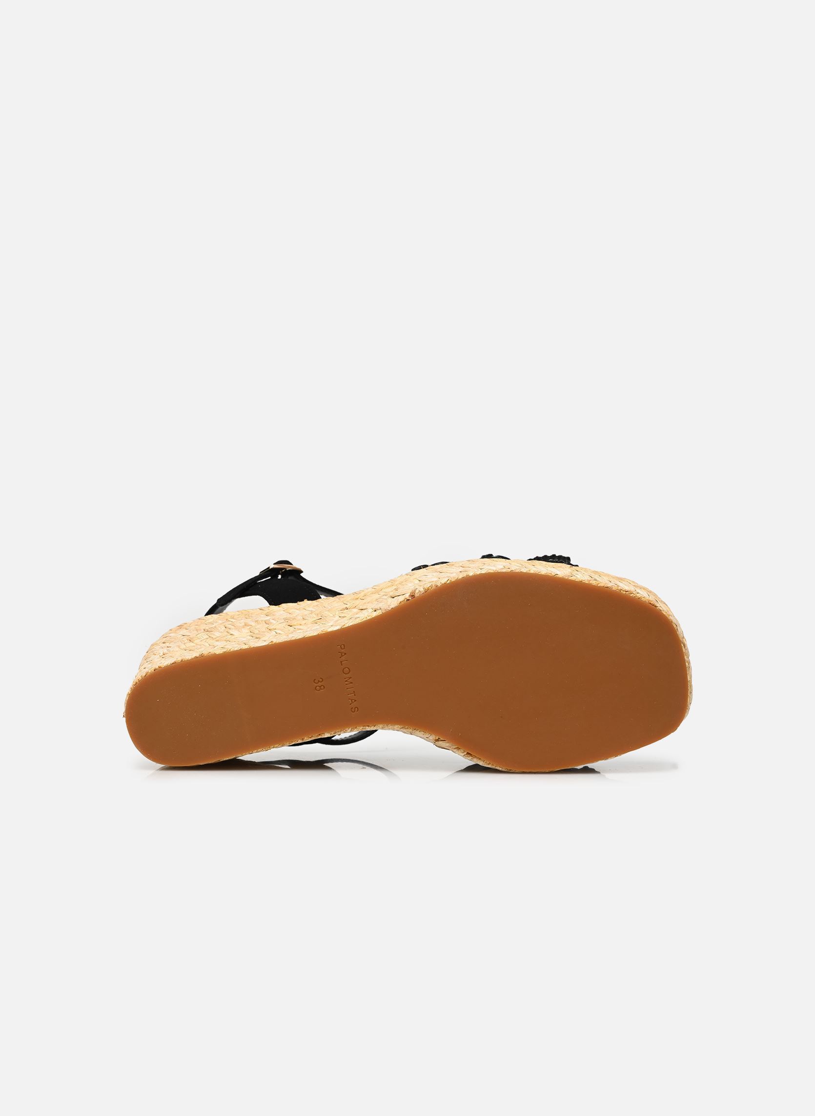 Sandales compensées et plateformes GALENA femme noir Palomitas by Paloma Barcelo Sandales compensées et plateformes GALENA femme noir BLACK
