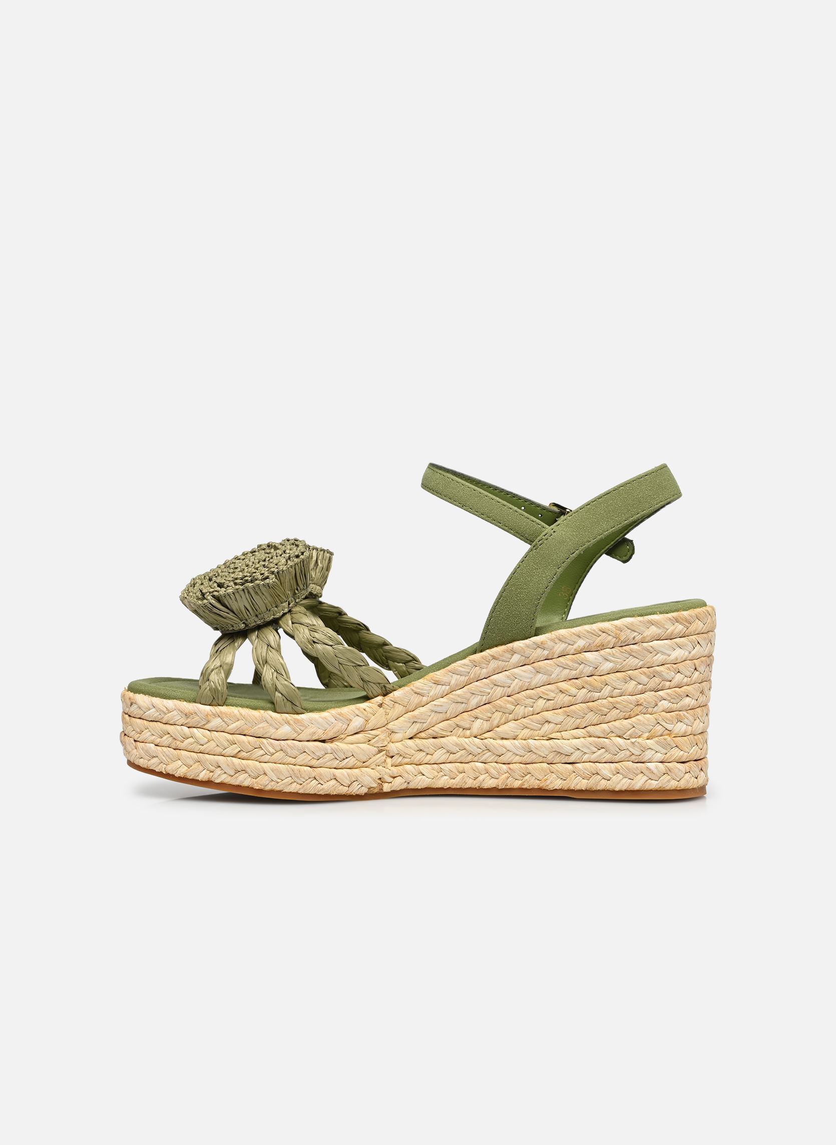 Sandales compensées et plateformes GALENA femme vert Palomitas by Paloma Barcelo Sandales compensées et plateformes GALENA femme vert GRASS