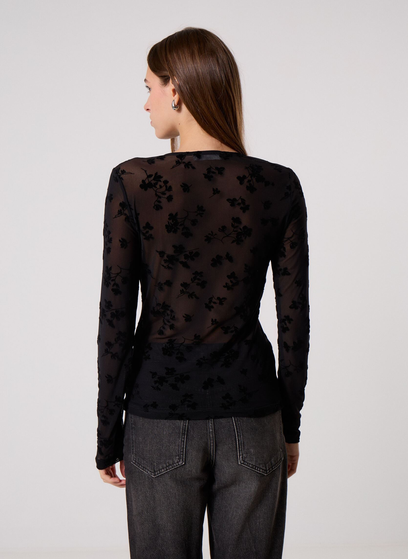 Tee-shirts TOP-RESILLE femme noir Georgia Rose Tee-shirts TOP-RESILLE femme noir LRESILLEFP