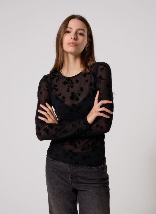 Georgia Rose Tee-shirts TOP-RESILLE femme noir