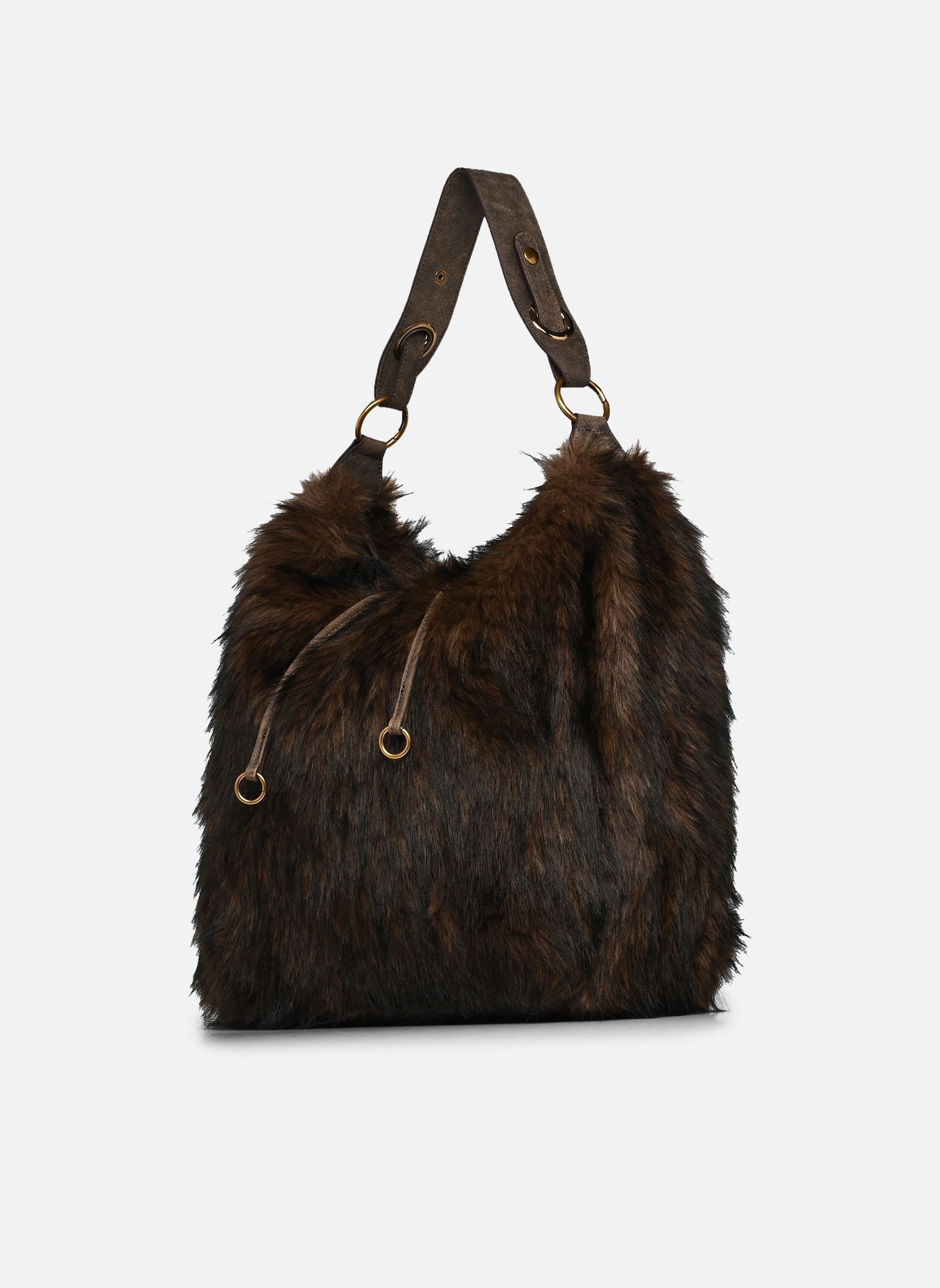 Taschen Tilda Fourrure damen braun Nat & Nin Taschen Tilda Fourrure damen braun MARRON