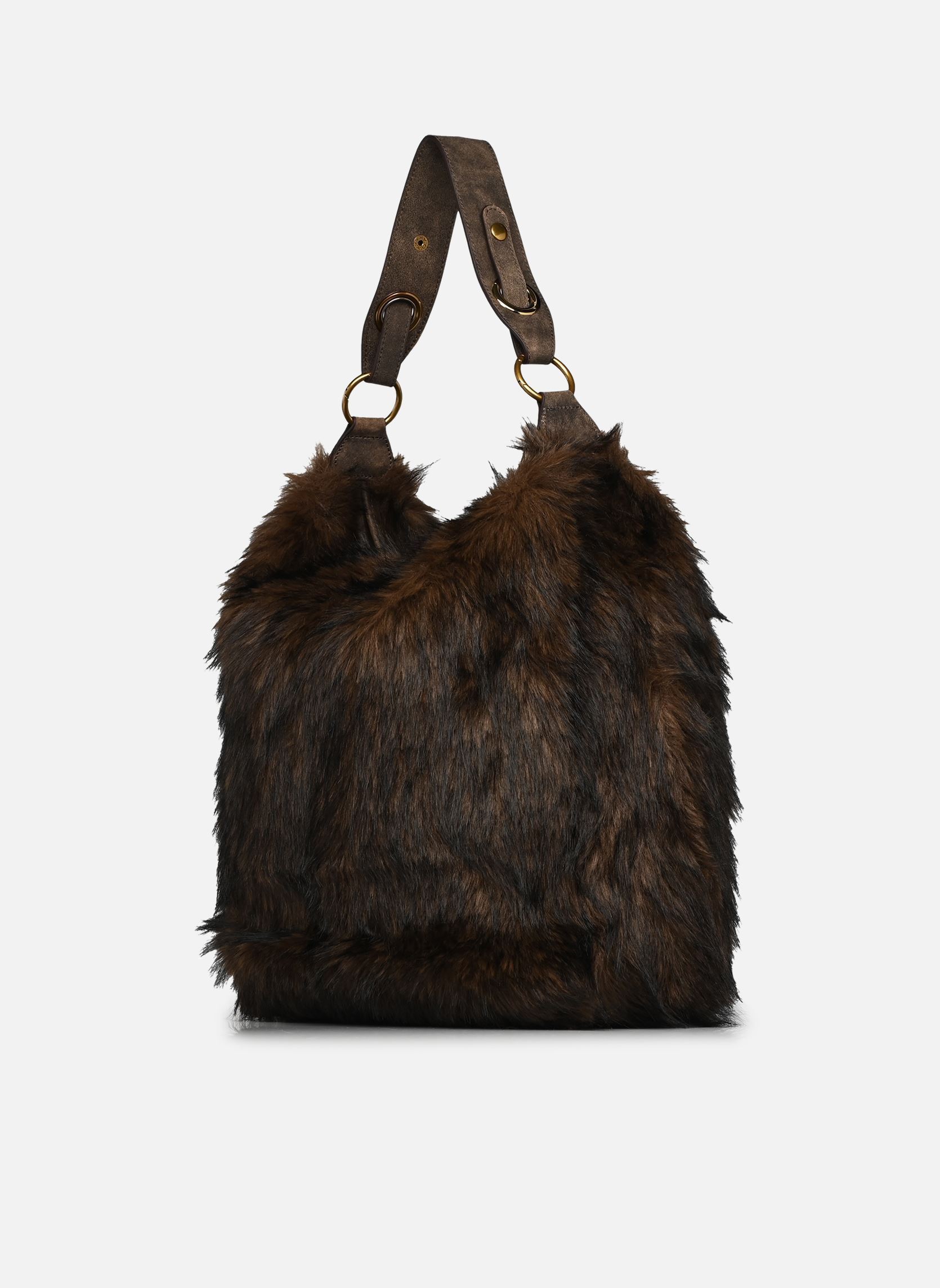 Taschen Tilda Fourrure damen braun Nat & Nin Taschen Tilda Fourrure damen braun MARRON