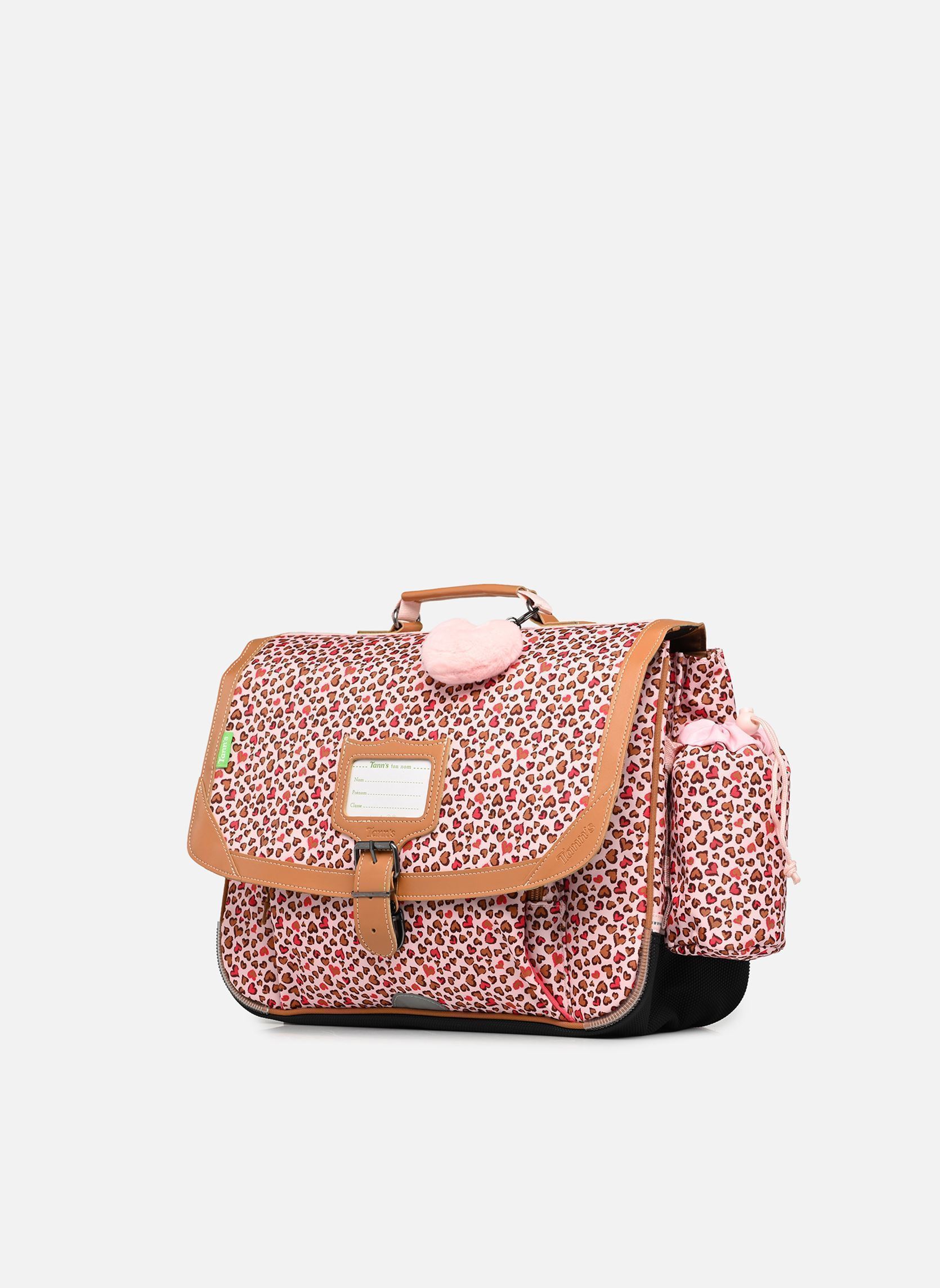 schooltassen Cartable 38 cm Lilou meisjes roze Tann's schooltassen Cartable 38 cm Lilou meisjes roze MULTICOLORES